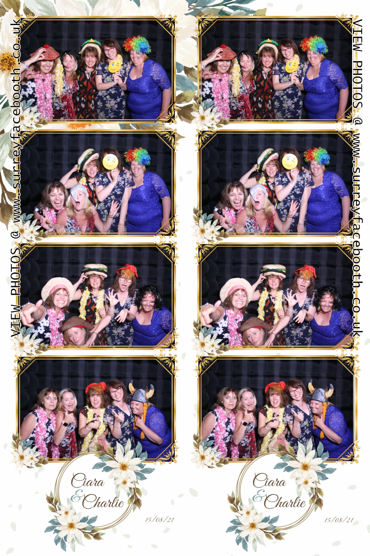 Ciara and Charlie's Wedding | View more photos from the event at galleries.surreyfacebooth.co.uk/u/Surrey-FaceBooth/Ciara-and-Charlies-Wedding