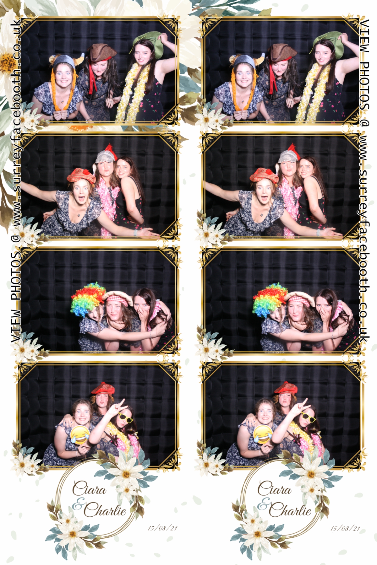Ciara and Charlie's Wedding | View more photos from the event at galleries.surreyfacebooth.co.uk/u/Surrey-FaceBooth/Ciara-and-Charlies-Wedding