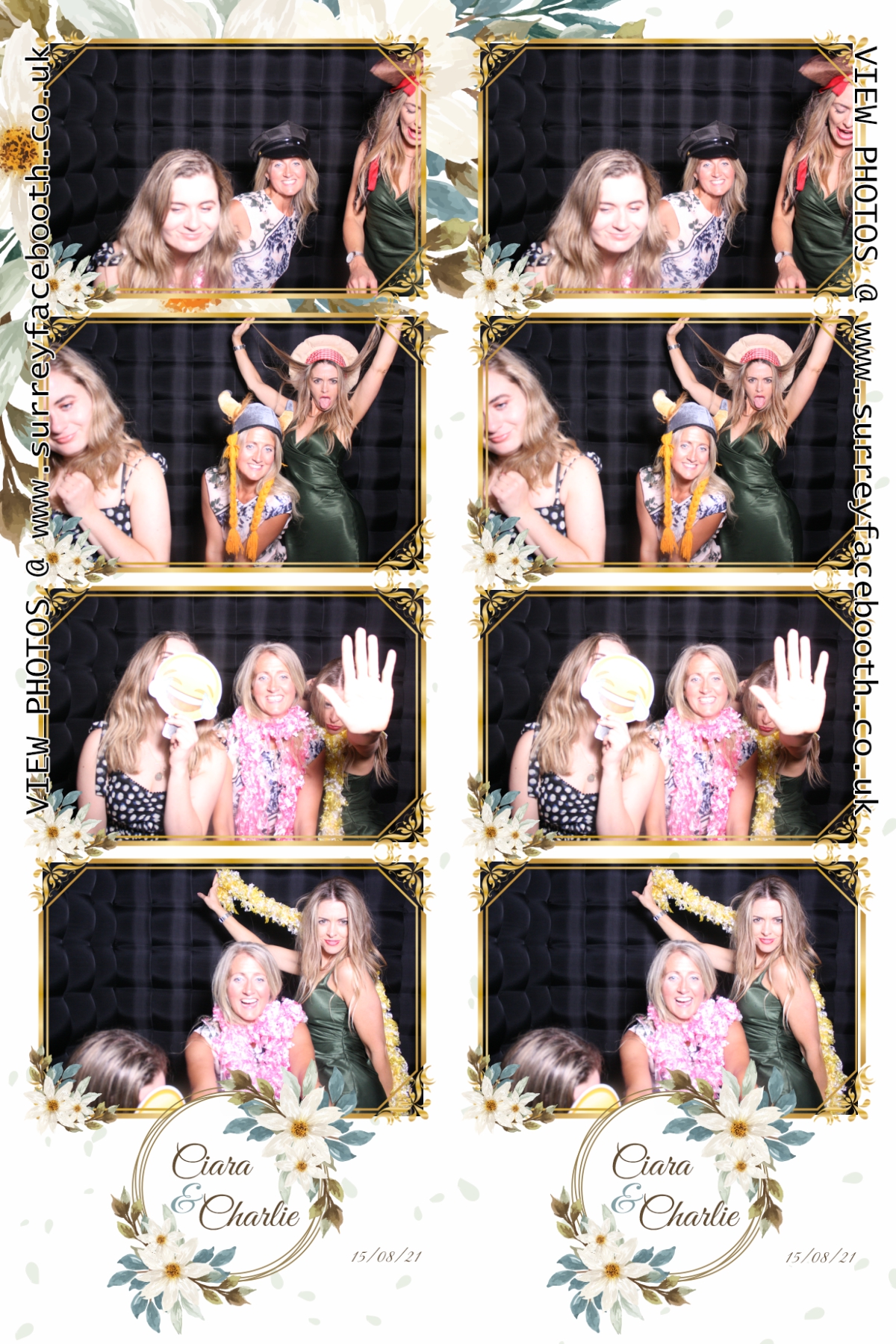 Ciara and Charlie's Wedding | View more photos from the event at galleries.surreyfacebooth.co.uk/u/Surrey-FaceBooth/Ciara-and-Charlies-Wedding