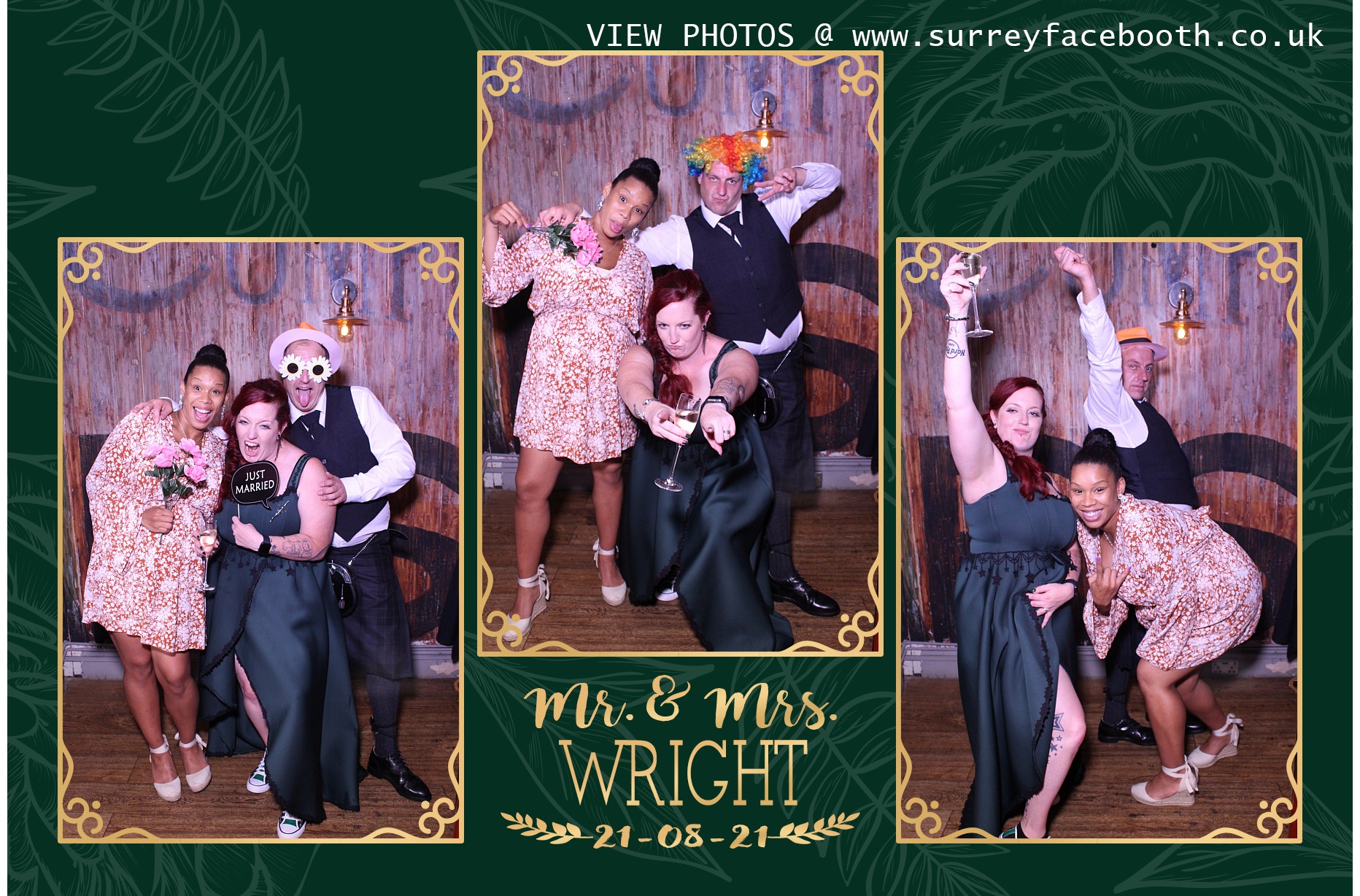 Jack & Lucinda's Wedding | View more photos from the event at galleries.surreyfacebooth.co.uk/u/Surrey-FaceBooth/Jack-Lucindas-Wedding