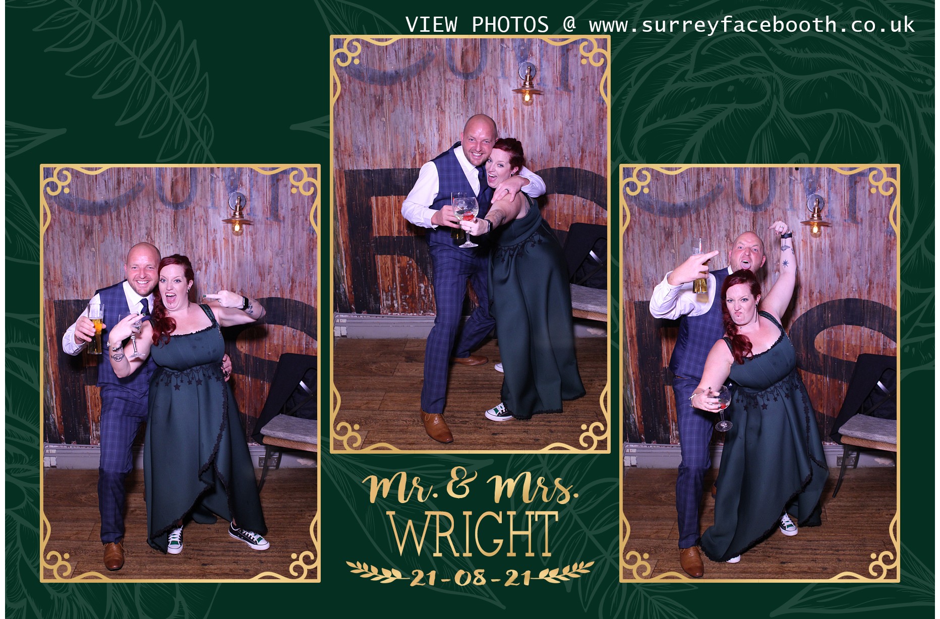 Jack & Lucinda's Wedding | View more photos from the event at galleries.surreyfacebooth.co.uk/u/Surrey-FaceBooth/Jack-Lucindas-Wedding