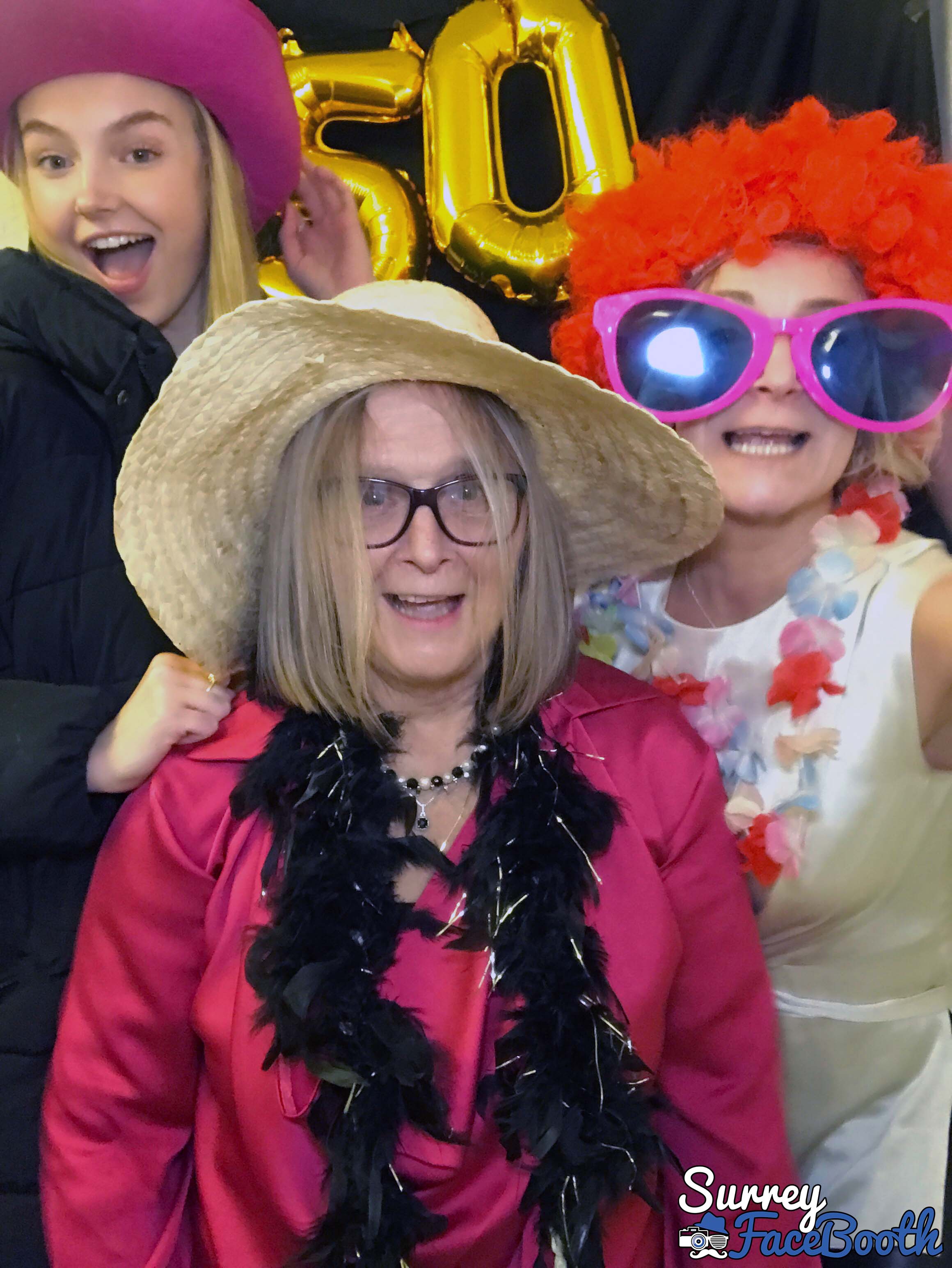 Karen & Julie's 50th Birthday | View more photos from the event at galleries.surreyfacebooth.co.uk/u/Surrey-FaceBooth/Karen-Julies-50th-Birthday