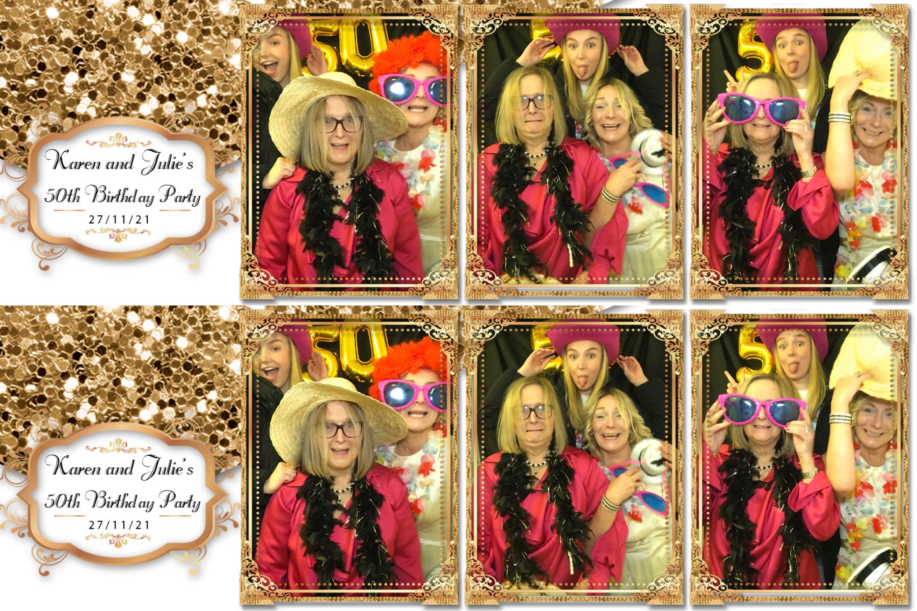 Karen & Julie's 50th Birthday | View more photos from the event at galleries.surreyfacebooth.co.uk/u/Surrey-FaceBooth/Karen-Julies-50th-Birthday