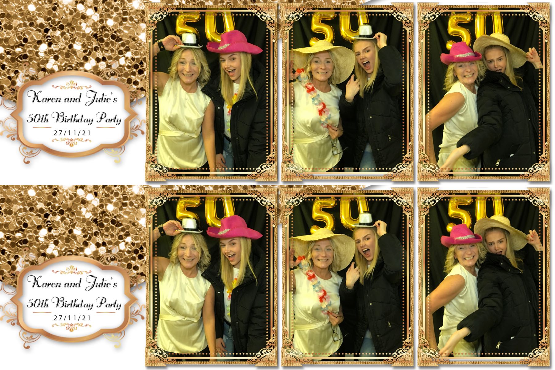 Karen & Julie's 50th Birthday | View more photos from the event at galleries.surreyfacebooth.co.uk/u/Surrey-FaceBooth/Karen-Julies-50th-Birthday