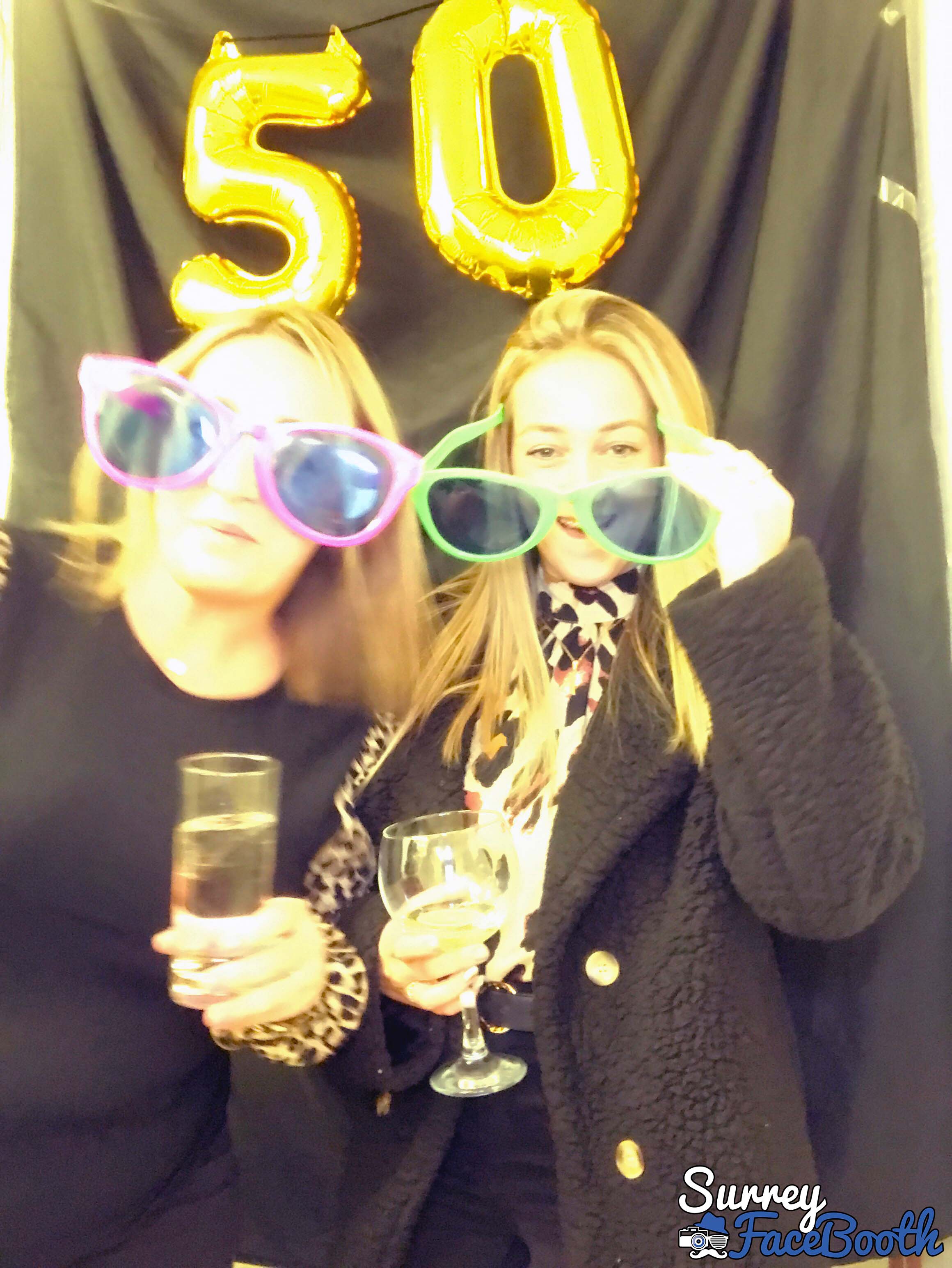Karen & Julie's 50th Birthday | View more photos from the event at galleries.surreyfacebooth.co.uk/u/Surrey-FaceBooth/Karen-Julies-50th-Birthday