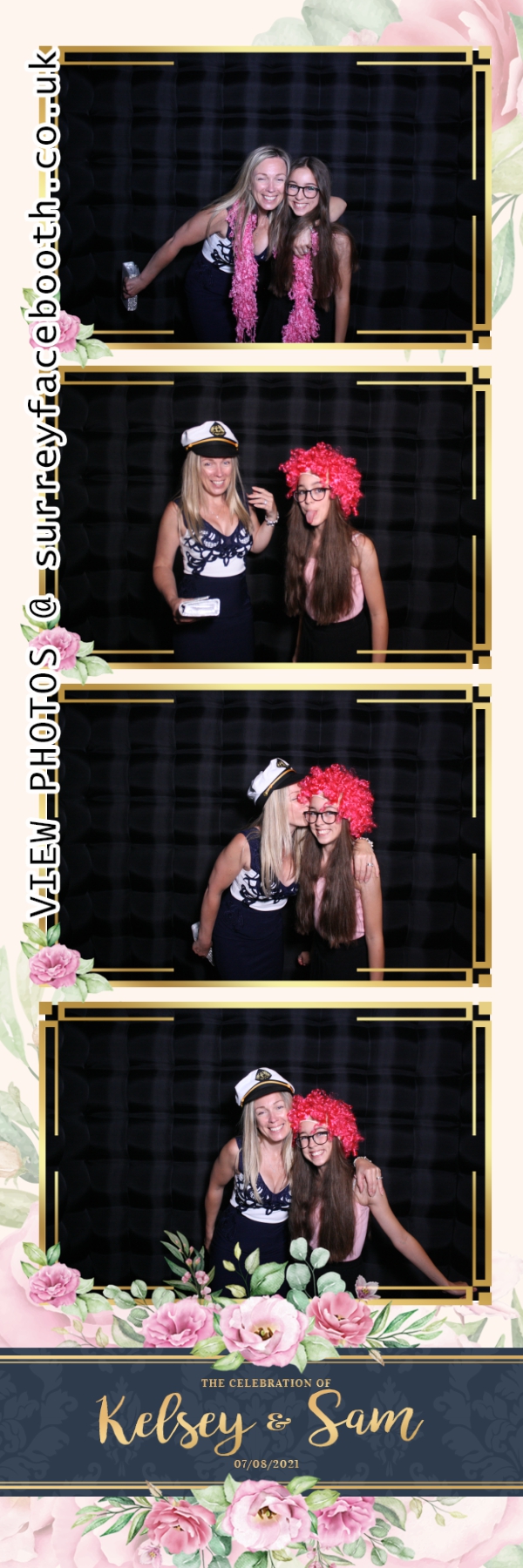 Kelsey & Sam's Wedding | View more photos from the event at galleries.surreyfacebooth.co.uk/u/Surrey-FaceBooth/Kelsey-Sams-Wedding