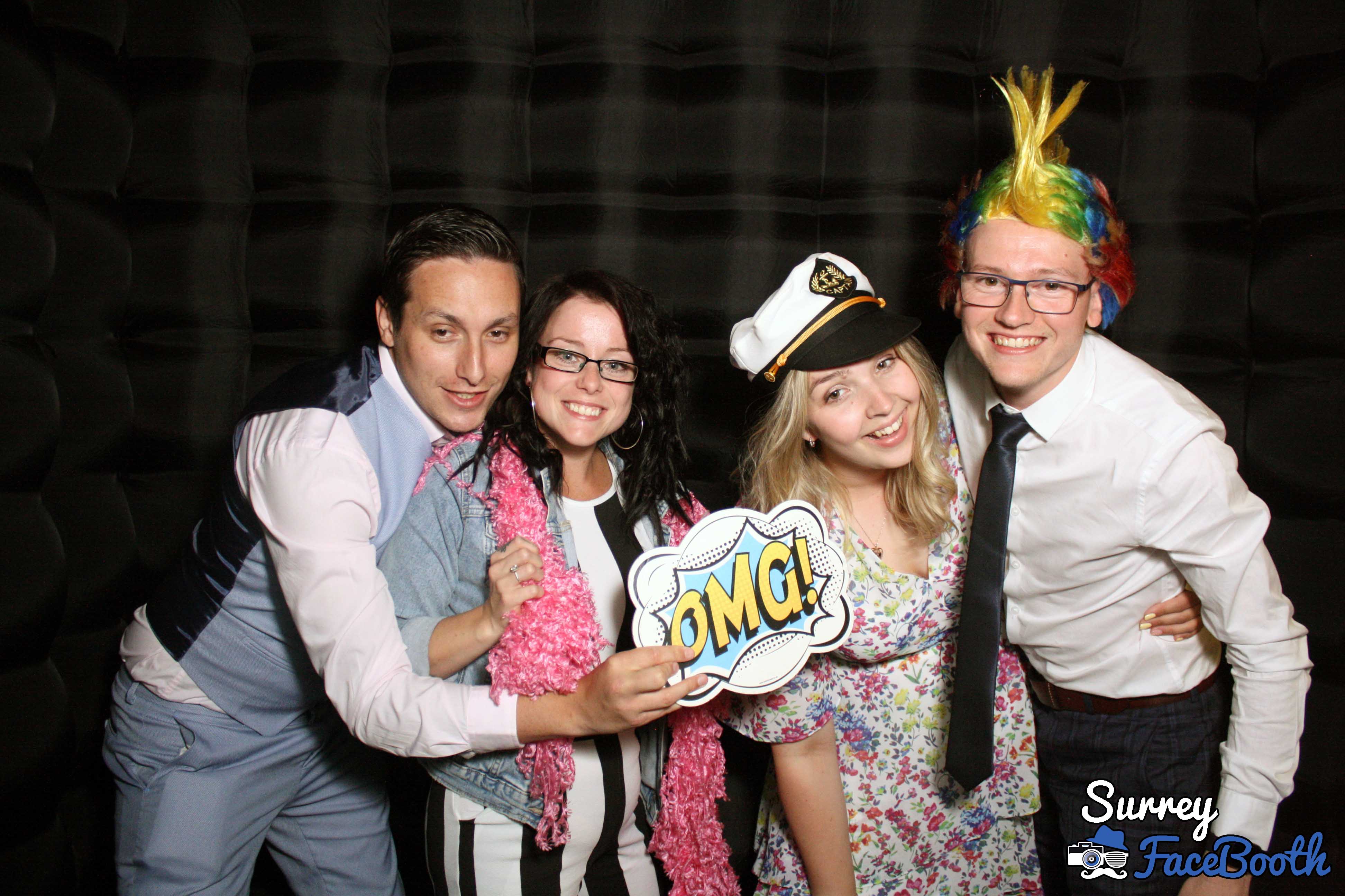 Kelsey & Sam's Wedding | View more photos from the event at galleries.surreyfacebooth.co.uk/u/Surrey-FaceBooth/Kelsey-Sams-Wedding