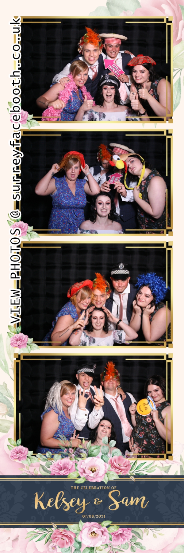 Kelsey & Sam's Wedding | View more photos from the event at galleries.surreyfacebooth.co.uk/u/Surrey-FaceBooth/Kelsey-Sams-Wedding