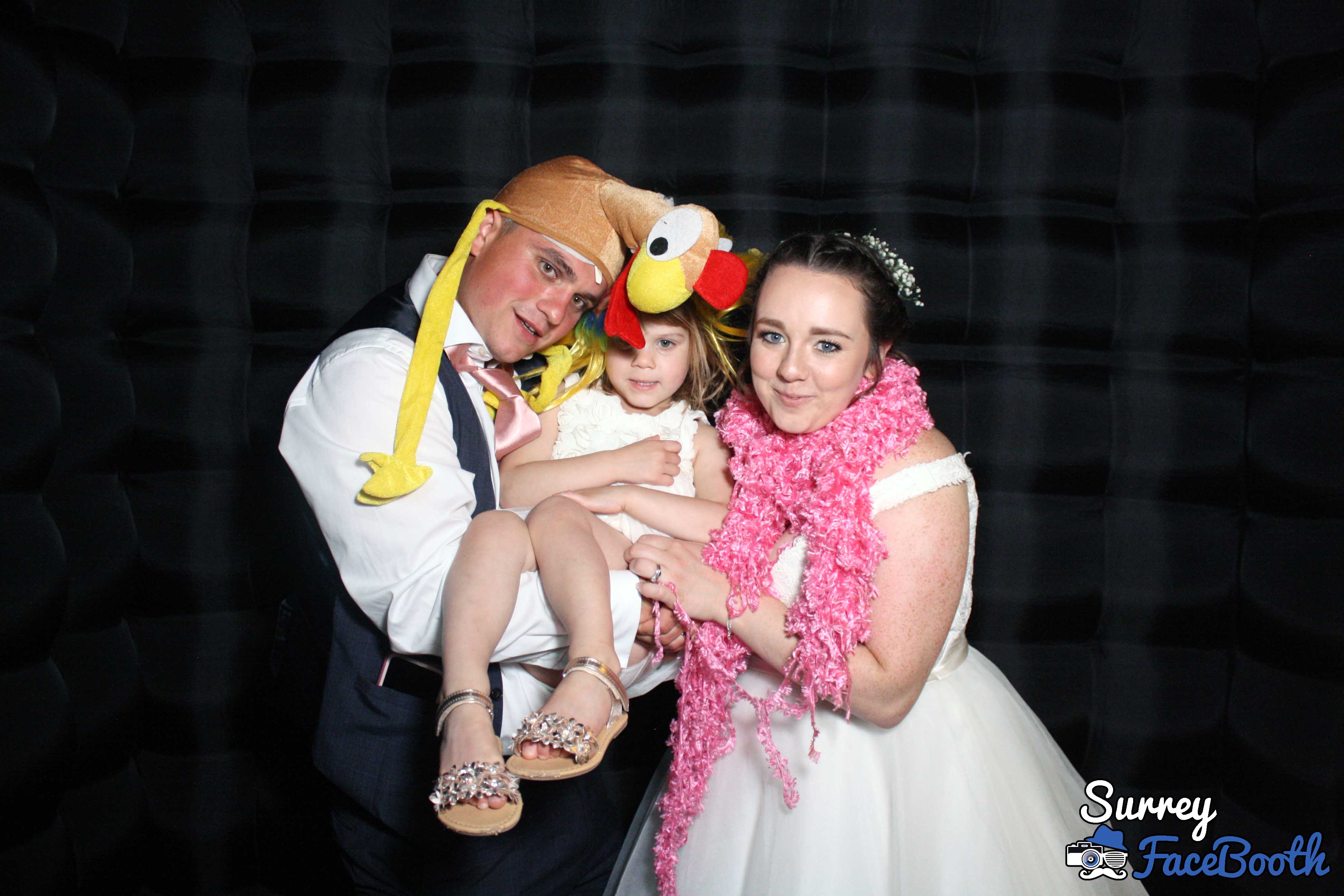 Kelsey & Sam's Wedding | View more photos from the event at galleries.surreyfacebooth.co.uk/u/Surrey-FaceBooth/Kelsey-Sams-Wedding
