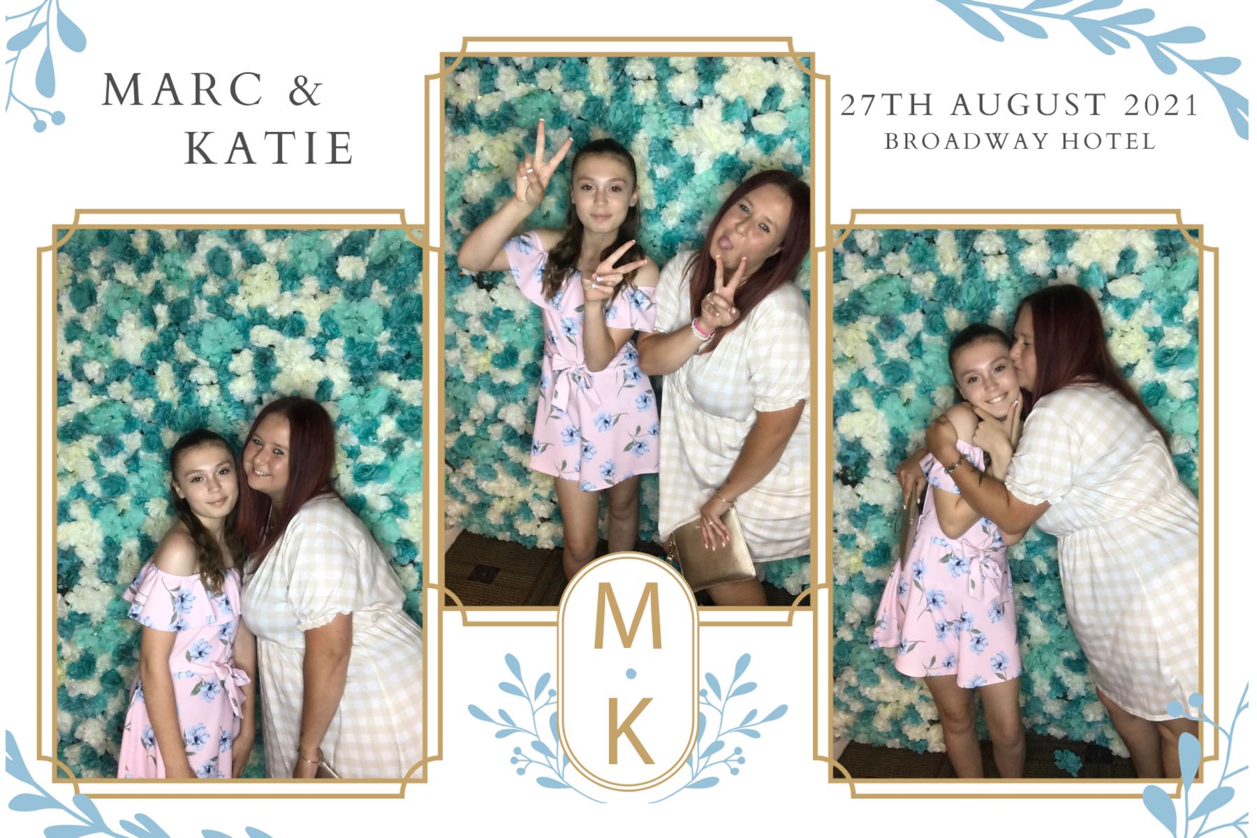 Marc & Katie's Wedding | View more photos from the event at galleries.surreyfacebooth.co.uk/u/Surrey-FaceBooth/Marc-Katies-Wedding