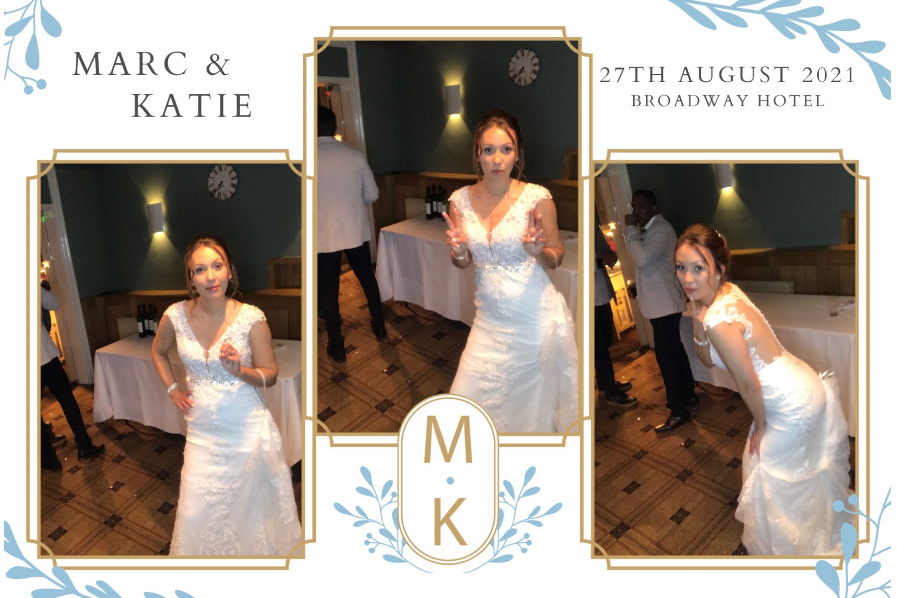 Marc & Katie's Wedding | View more photos from the event at galleries.surreyfacebooth.co.uk/u/Surrey-FaceBooth/Marc-Katies-Wedding