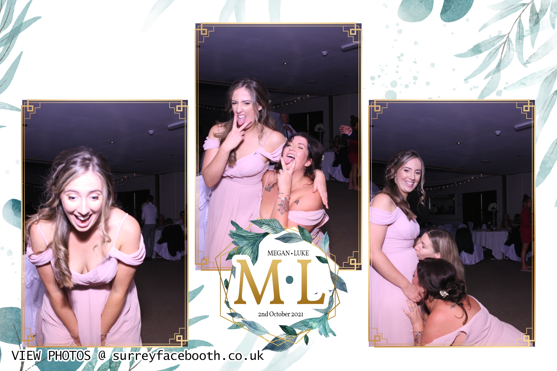 Megan & Luke's Wedding | View more photos from the event at galleries.surreyfacebooth.co.uk/u/Surrey-FaceBooth/Megan-Lukes-Wedding