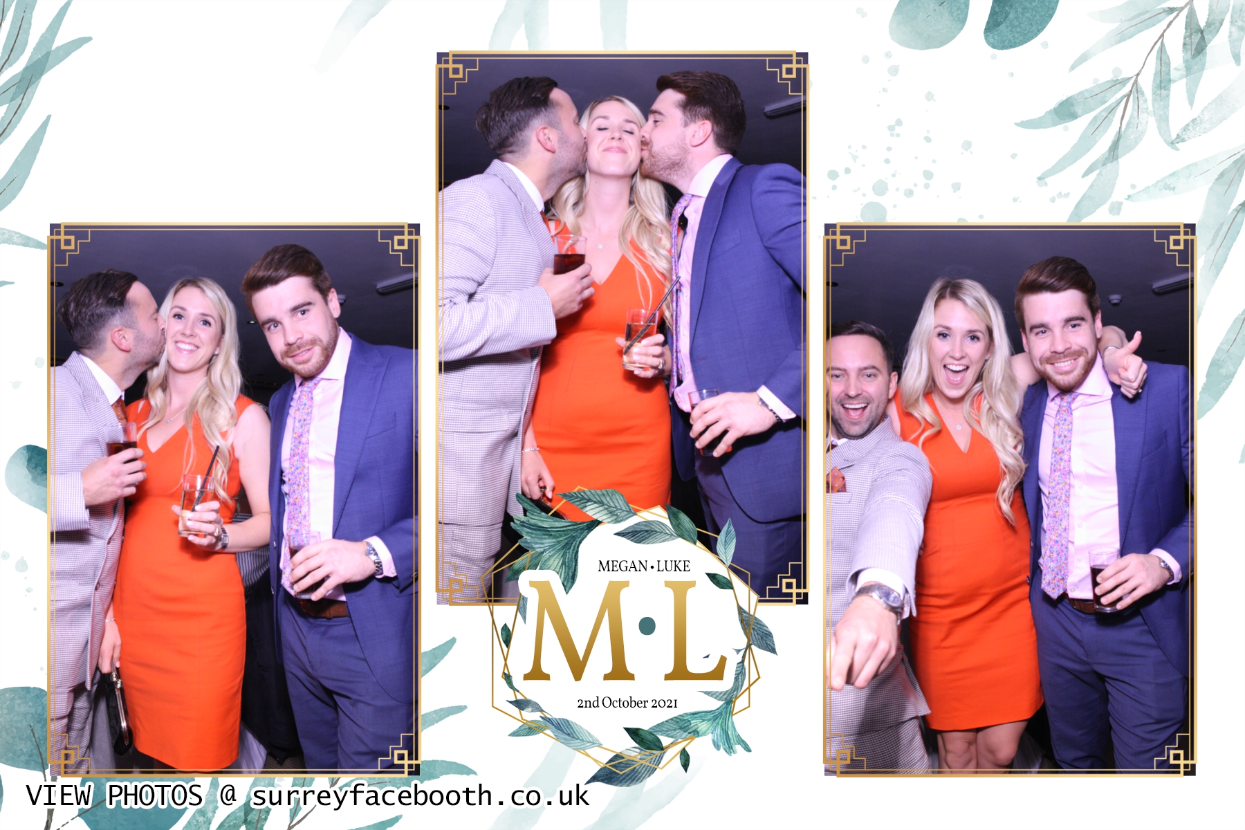 Megan & Luke's Wedding | View more photos from the event at galleries.surreyfacebooth.co.uk/u/Surrey-FaceBooth/Megan-Lukes-Wedding