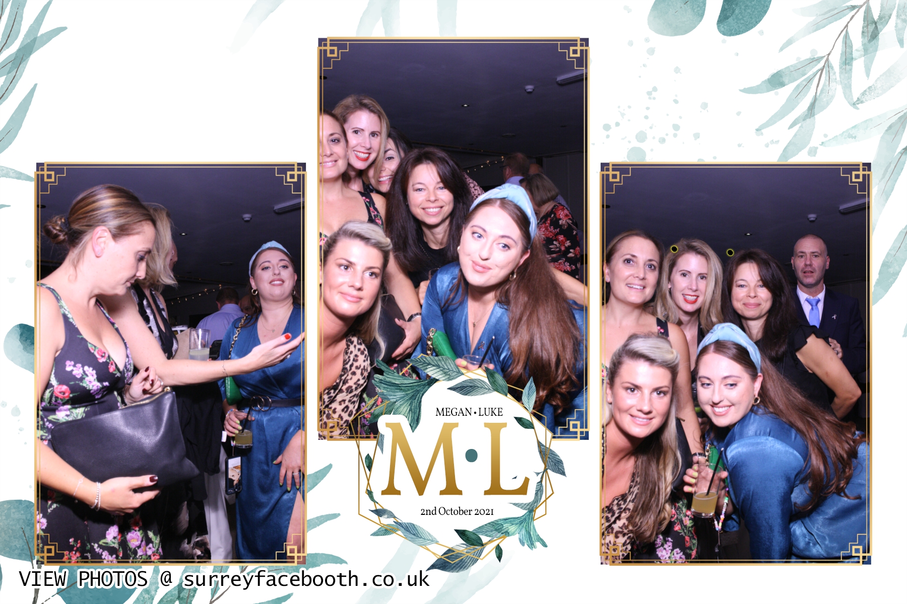 Megan & Luke's Wedding | View more photos from the event at galleries.surreyfacebooth.co.uk/u/Surrey-FaceBooth/Megan-Lukes-Wedding