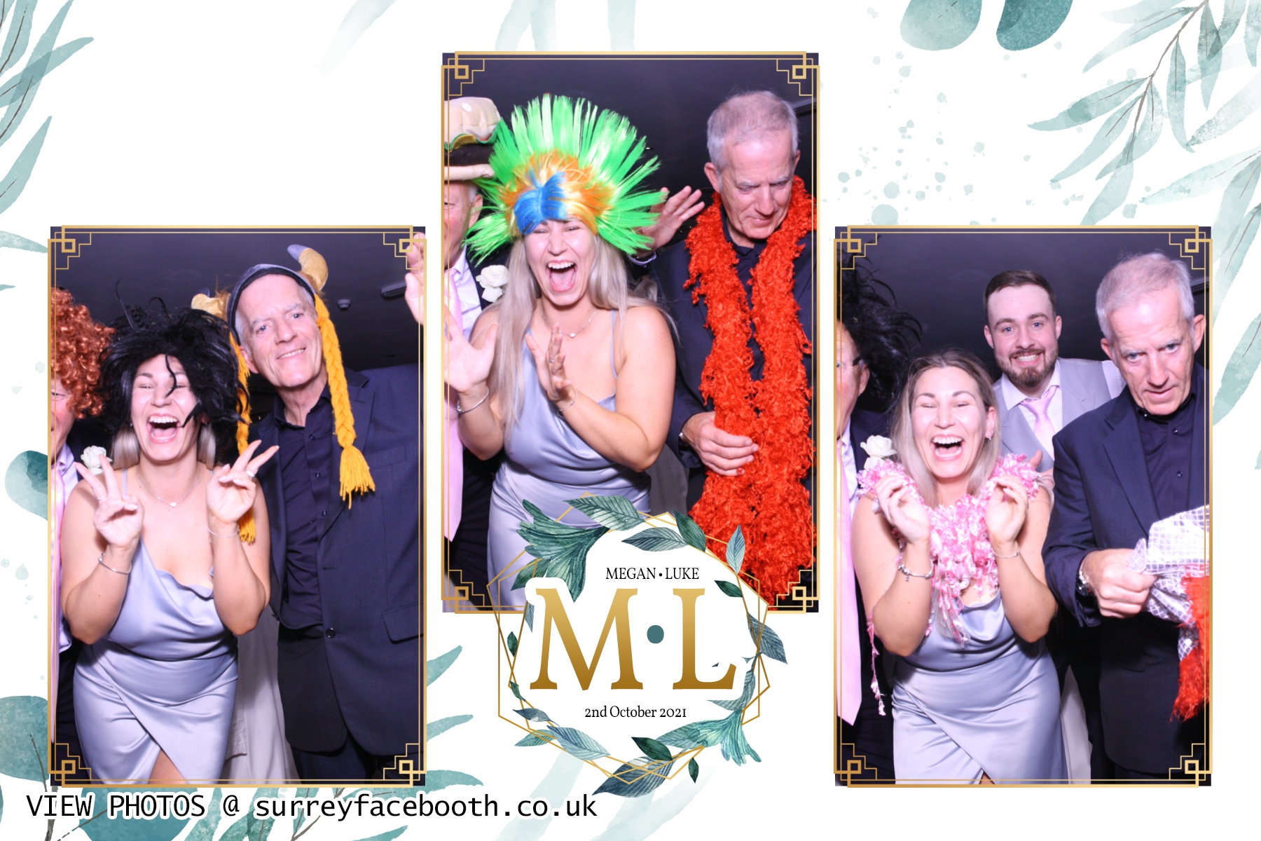 Megan & Luke's Wedding | View more photos from the event at galleries.surreyfacebooth.co.uk/u/Surrey-FaceBooth/Megan-Lukes-Wedding