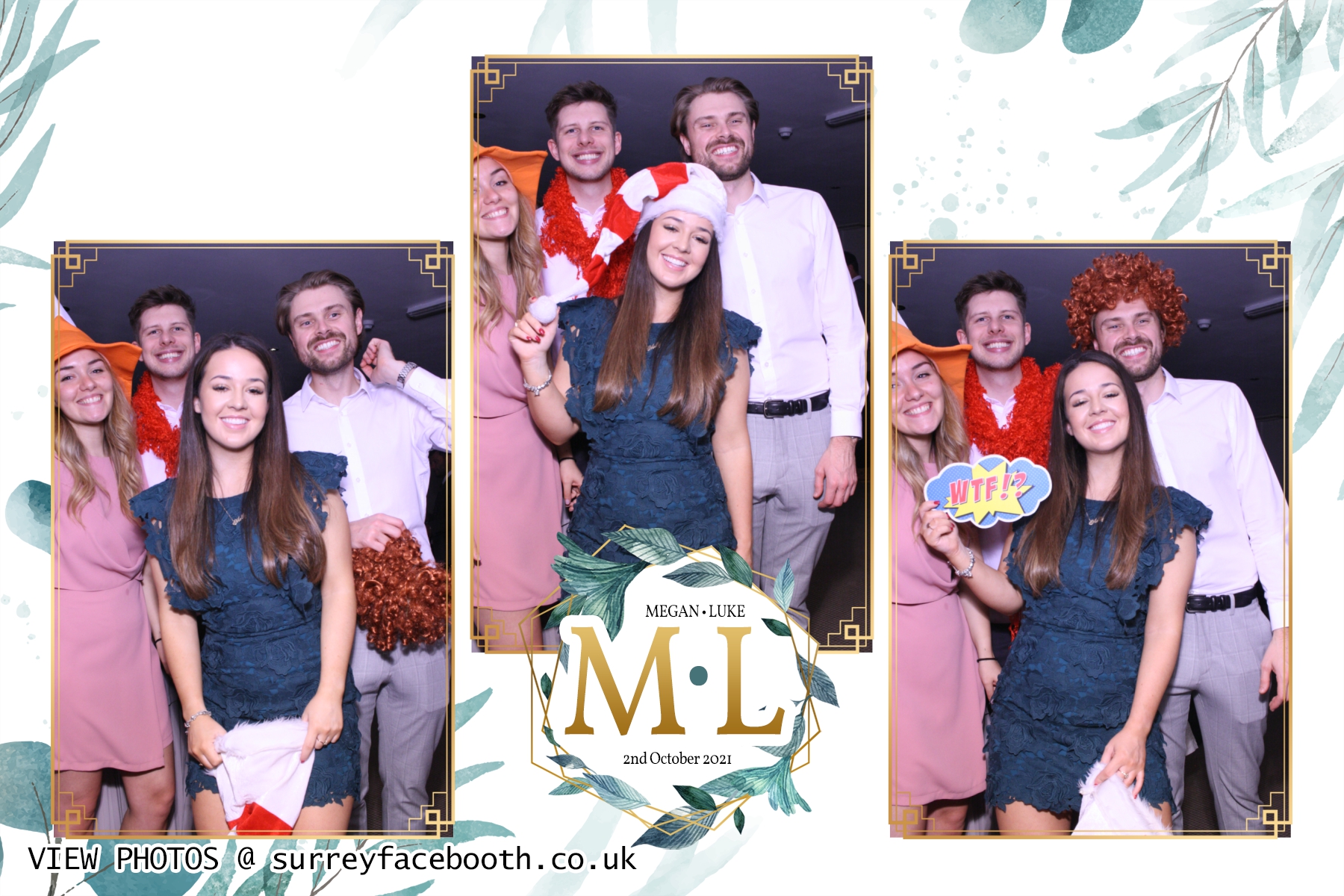 Megan & Luke's Wedding | View more photos from the event at galleries.surreyfacebooth.co.uk/u/Surrey-FaceBooth/Megan-Lukes-Wedding