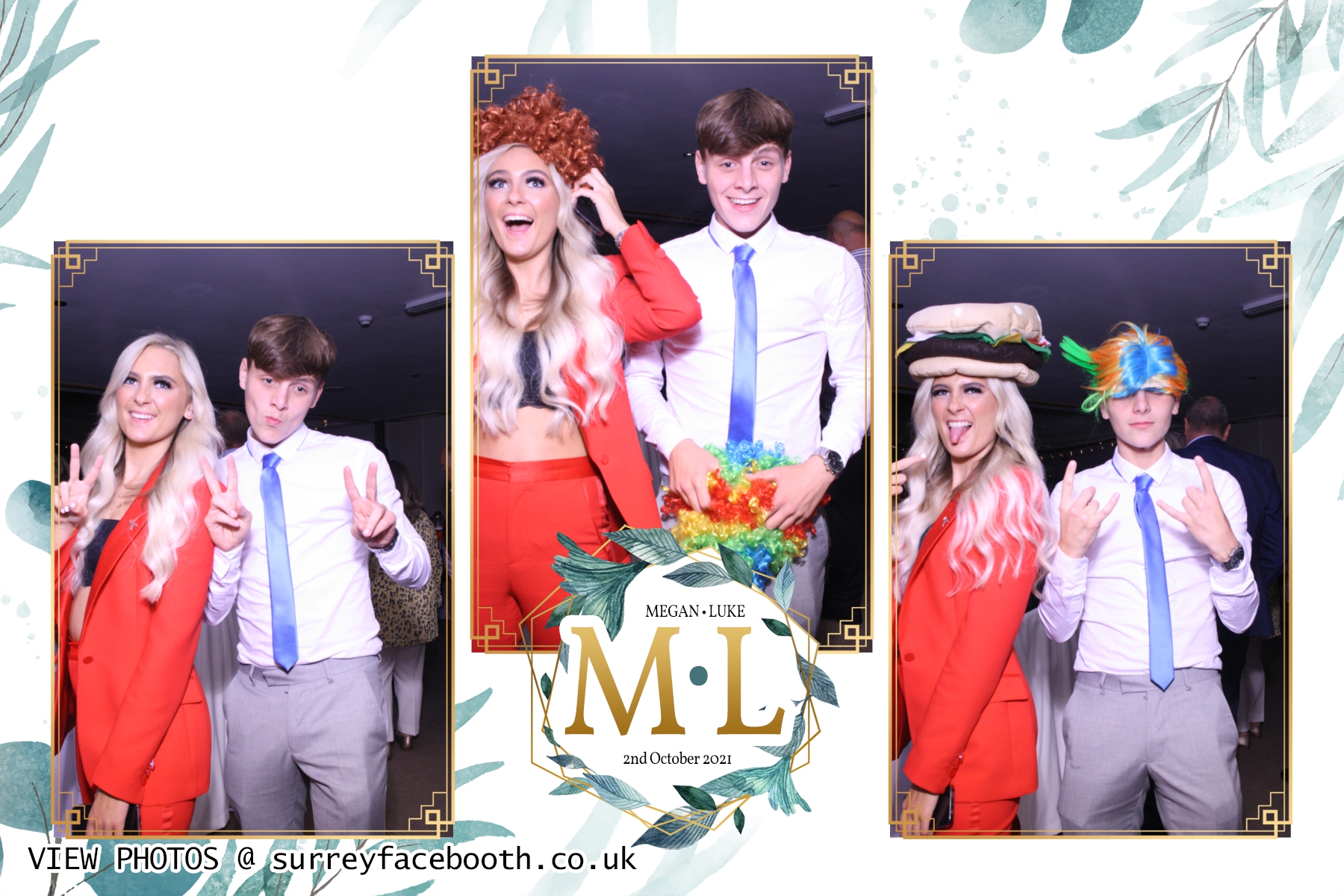 Megan & Luke's Wedding | View more photos from the event at galleries.surreyfacebooth.co.uk/u/Surrey-FaceBooth/Megan-Lukes-Wedding