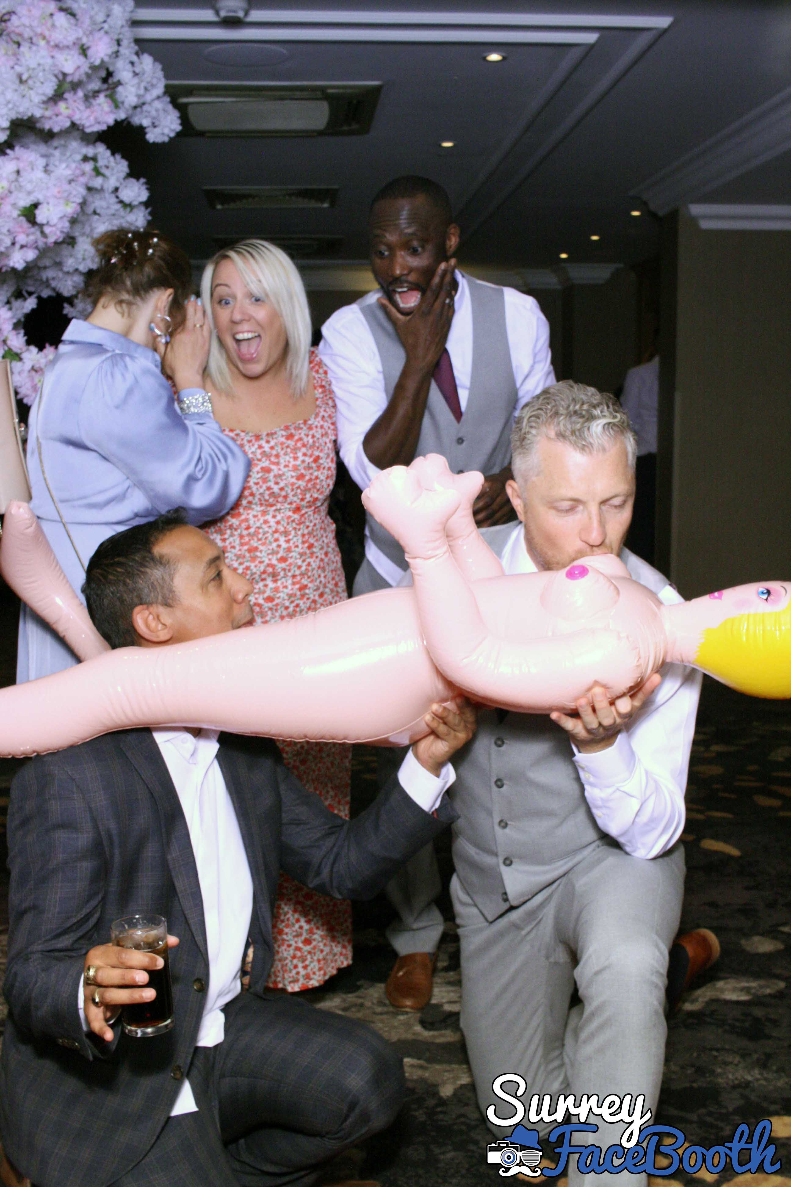Renee & Rob's Wedding | View more photos from the event at galleries.surreyfacebooth.co.uk/u/Surrey-FaceBooth/Renee-Robs-Wedding