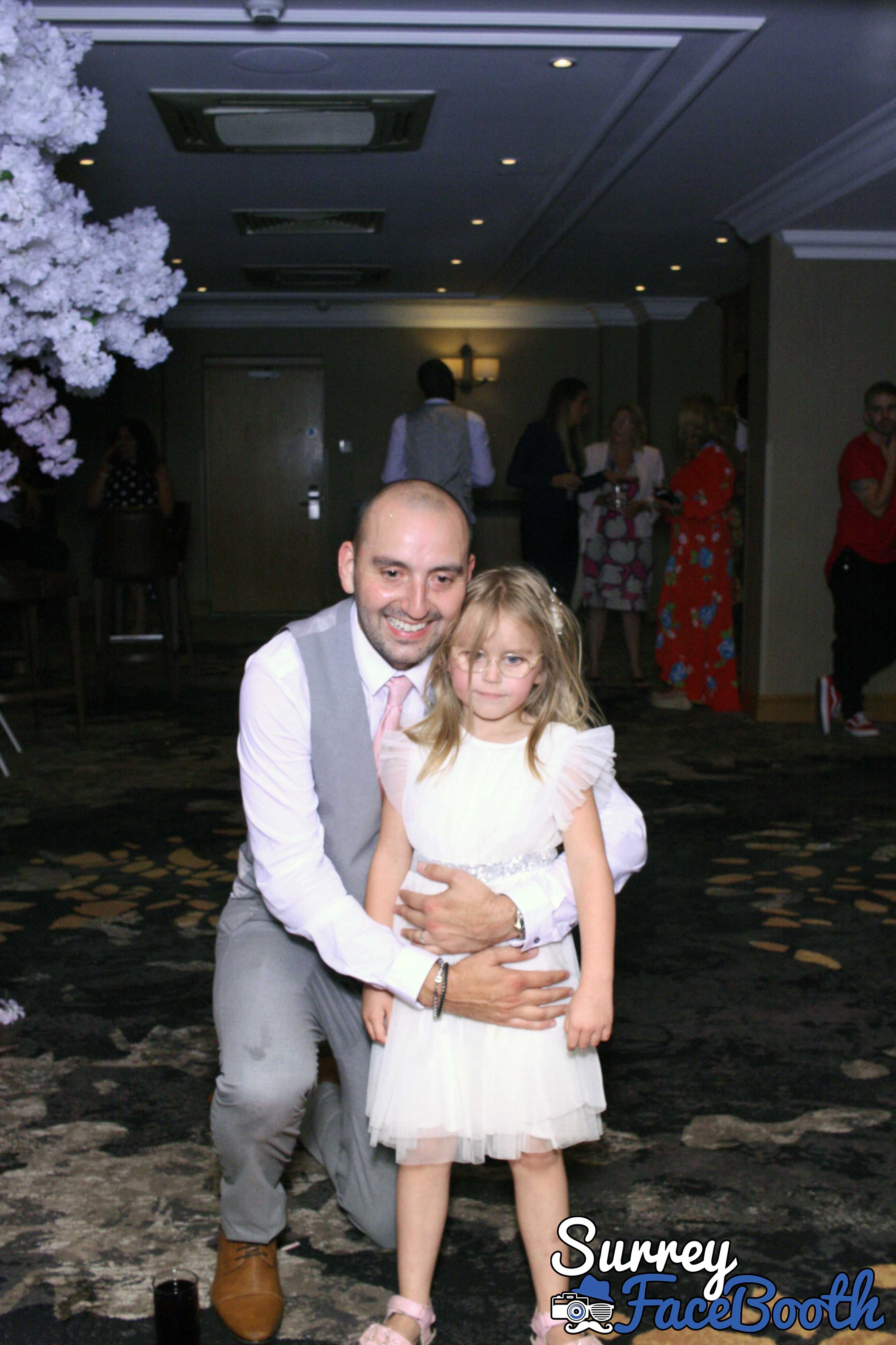 Renee & Rob's Wedding | View more photos from the event at galleries.surreyfacebooth.co.uk/u/Surrey-FaceBooth/Renee-Robs-Wedding