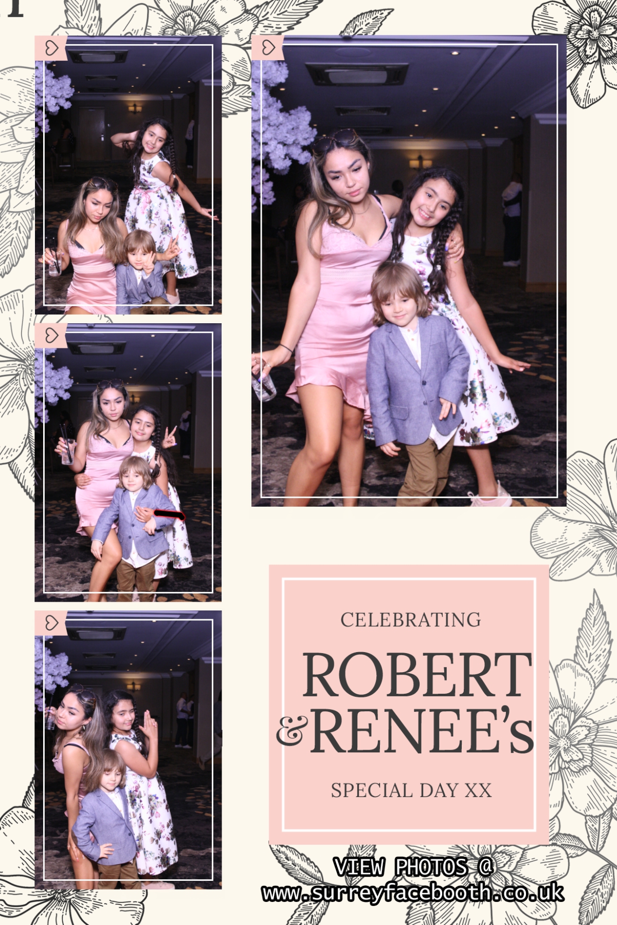 Renee & Rob's Wedding | View more photos from the event at galleries.surreyfacebooth.co.uk/u/Surrey-FaceBooth/Renee-Robs-Wedding