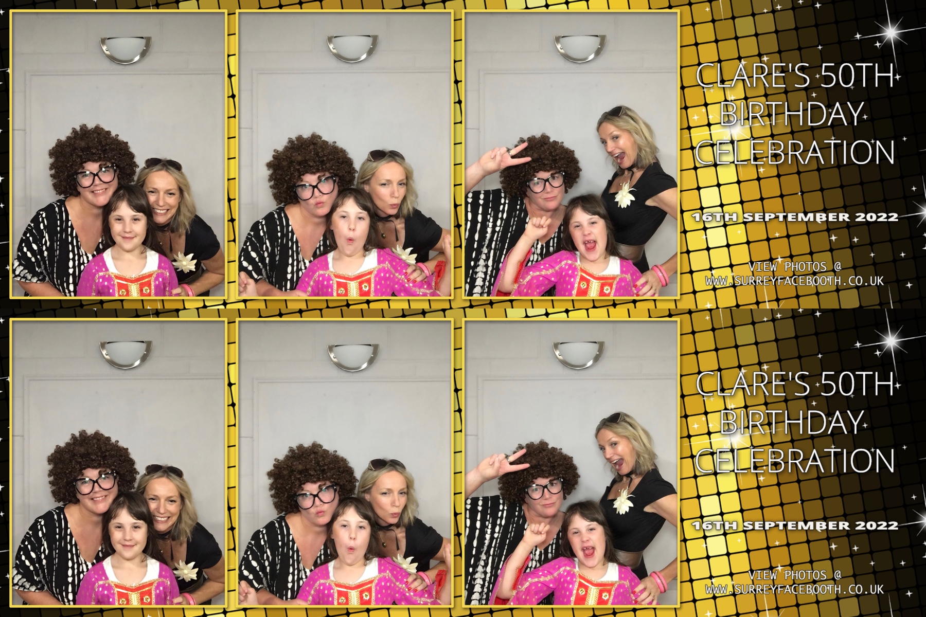 Clare's 50th Birthday | View more photos from the event at galleries.surreyfacebooth.co.uk/u/Surrey-FaceBooth/Clares-50th-Birthday