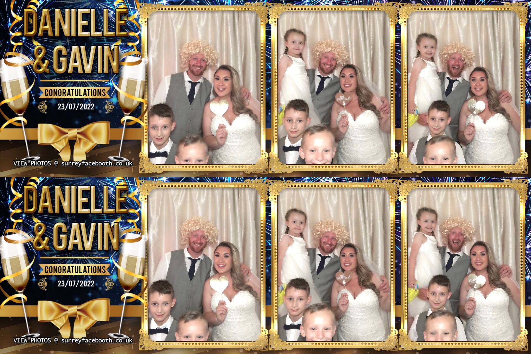 Danielle & Gavin's Wedding | View more photos from the event at galleries.surreyfacebooth.co.uk/u/Surrey-FaceBooth/Danielle-Gavins-Wedding