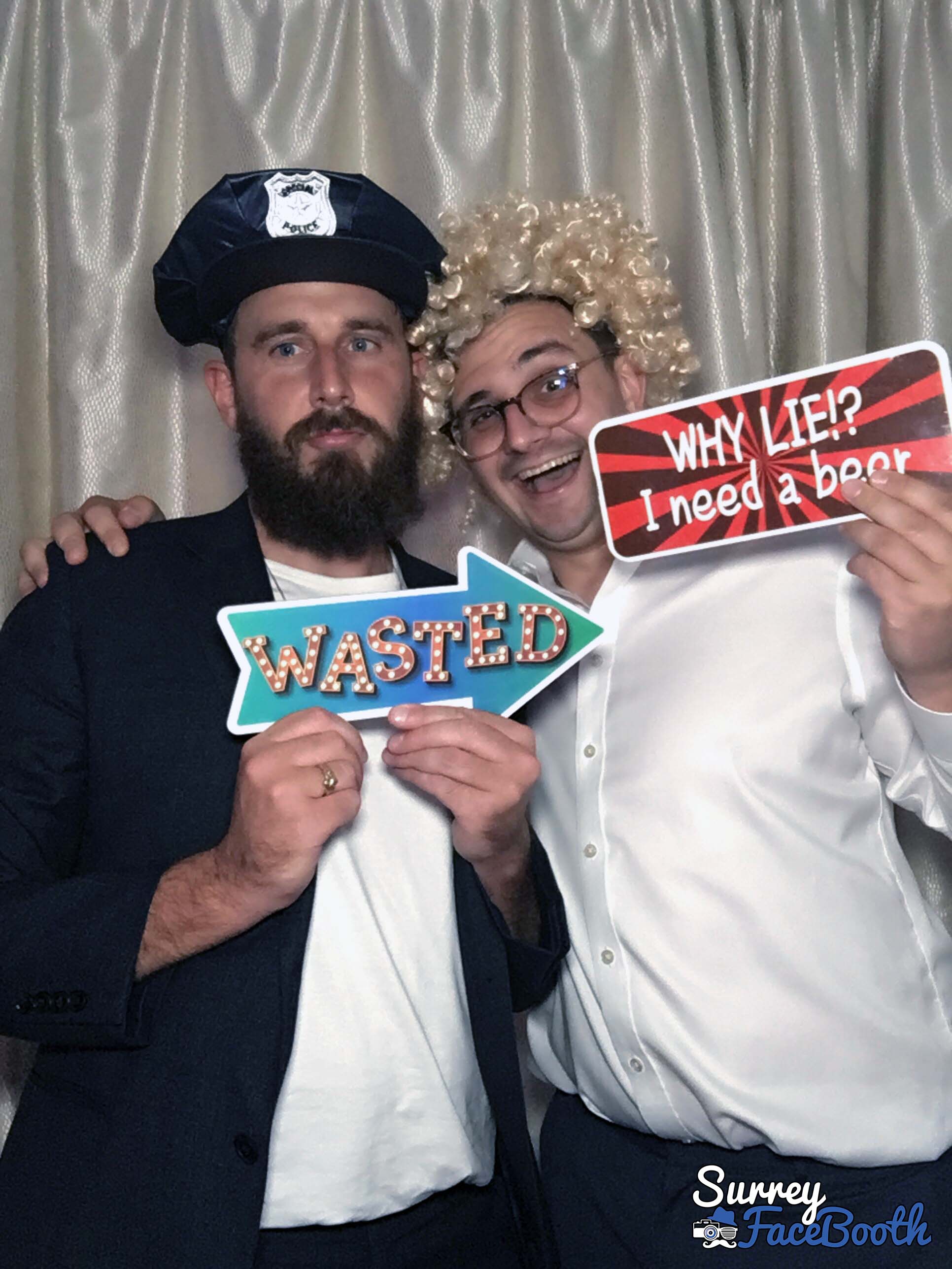 Danielle & Gavin's Wedding | View more photos from the event at galleries.surreyfacebooth.co.uk/u/Surrey-FaceBooth/Danielle-Gavins-Wedding