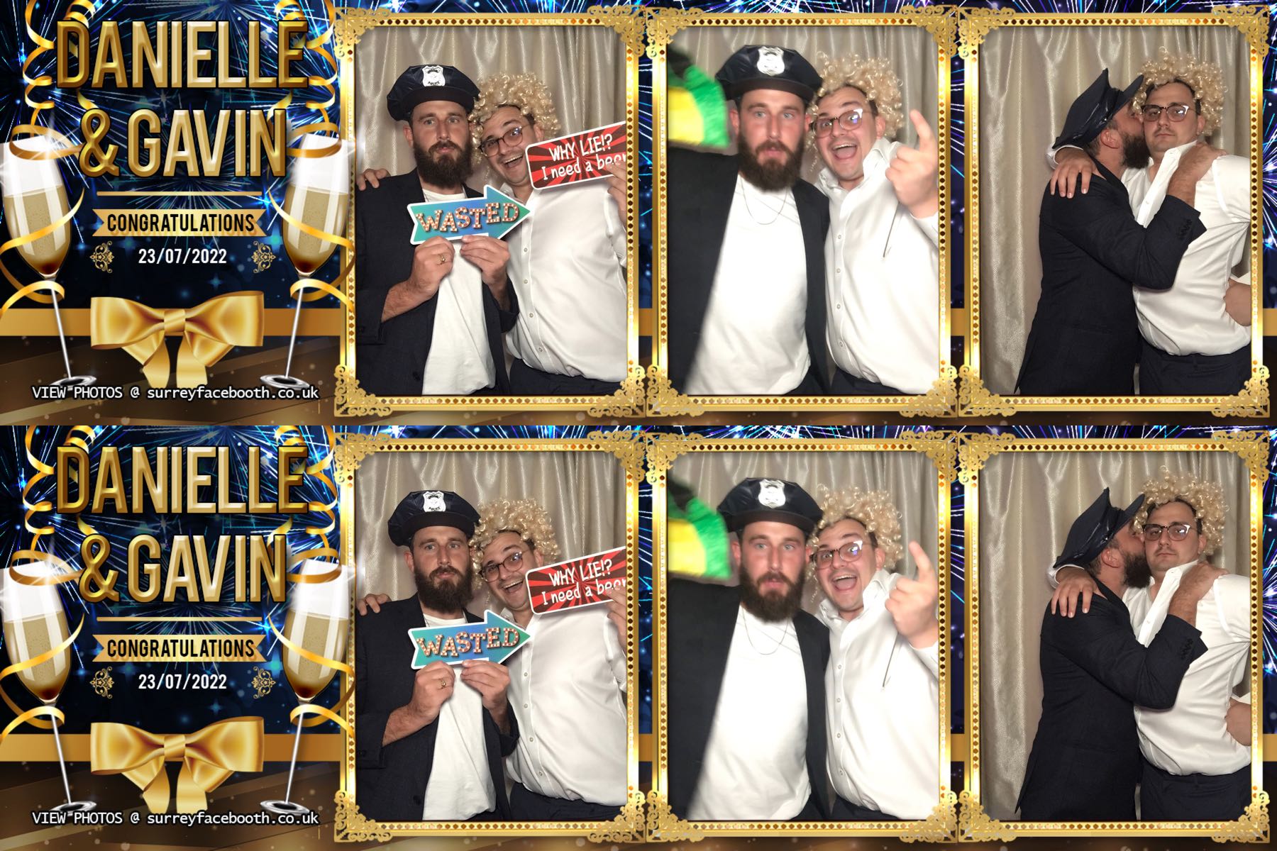 Danielle & Gavin's Wedding | View more photos from the event at galleries.surreyfacebooth.co.uk/u/Surrey-FaceBooth/Danielle-Gavins-Wedding