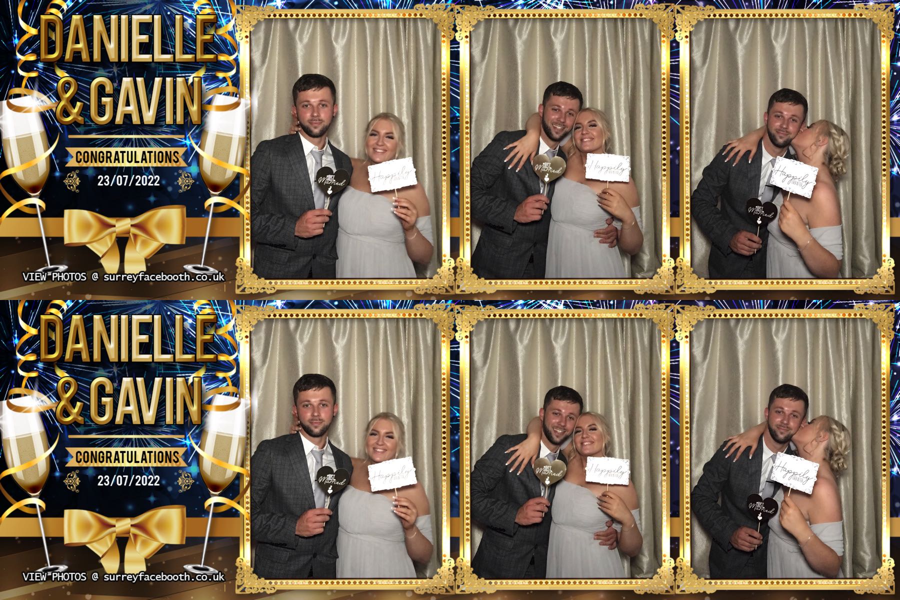 Danielle & Gavin's Wedding | View more photos from the event at galleries.surreyfacebooth.co.uk/u/Surrey-FaceBooth/Danielle-Gavins-Wedding
