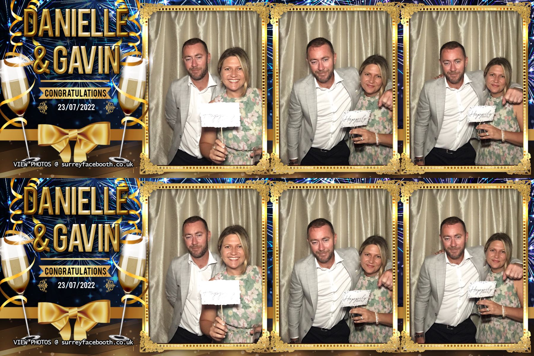 Danielle & Gavin's Wedding | View more photos from the event at galleries.surreyfacebooth.co.uk/u/Surrey-FaceBooth/Danielle-Gavins-Wedding