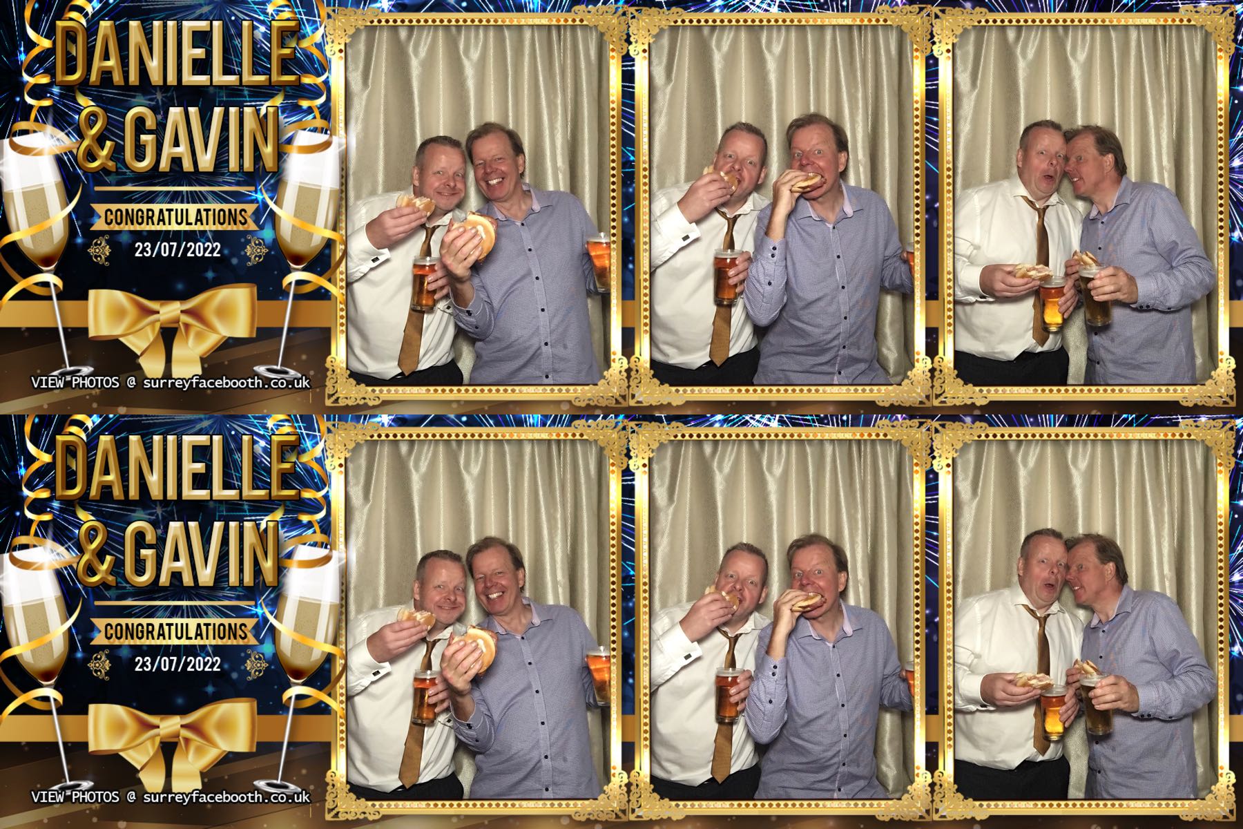 Danielle & Gavin's Wedding | View more photos from the event at galleries.surreyfacebooth.co.uk/u/Surrey-FaceBooth/Danielle-Gavins-Wedding