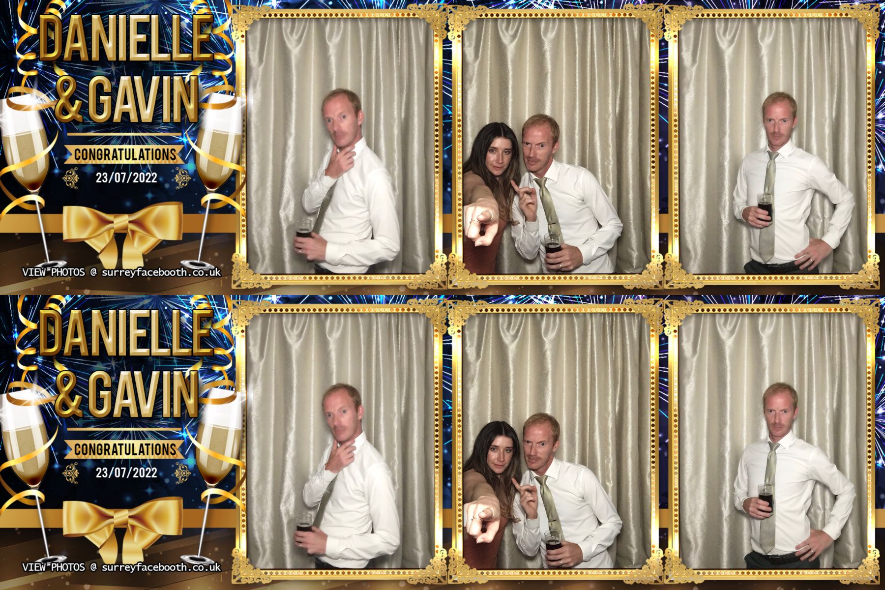 Danielle & Gavin's Wedding | View more photos from the event at galleries.surreyfacebooth.co.uk/u/Surrey-FaceBooth/Danielle-Gavins-Wedding