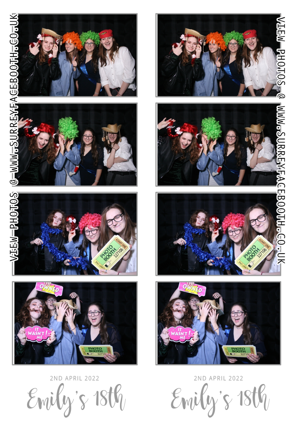 Emily's 18th Birthday Party | View more photos from the event at galleries.surreyfacebooth.co.uk/u/Surrey-FaceBooth/Emilys-18th-Birthday-Party