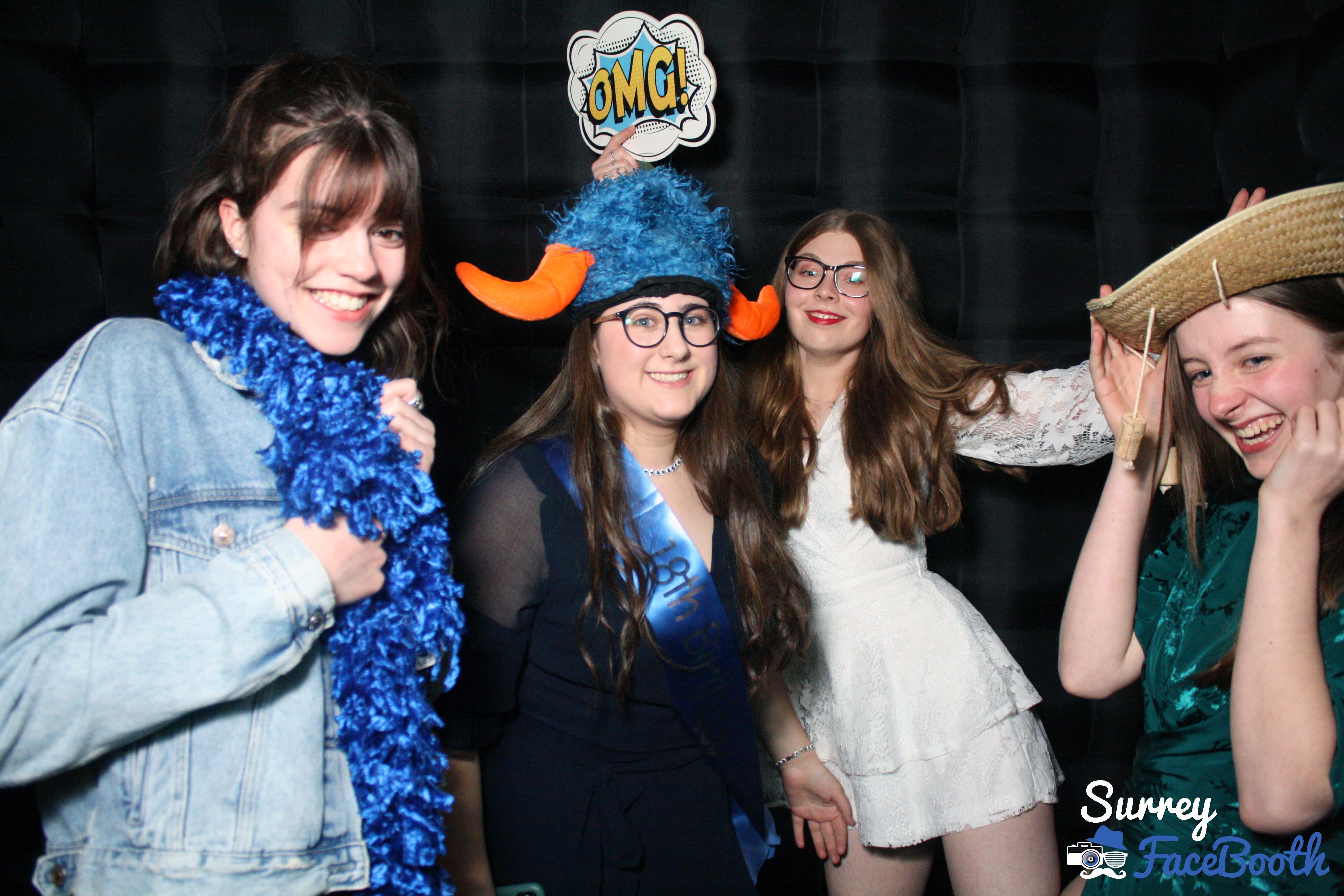Emily's 18th Birthday Party | View more photos from the event at galleries.surreyfacebooth.co.uk/u/Surrey-FaceBooth/Emilys-18th-Birthday-Party