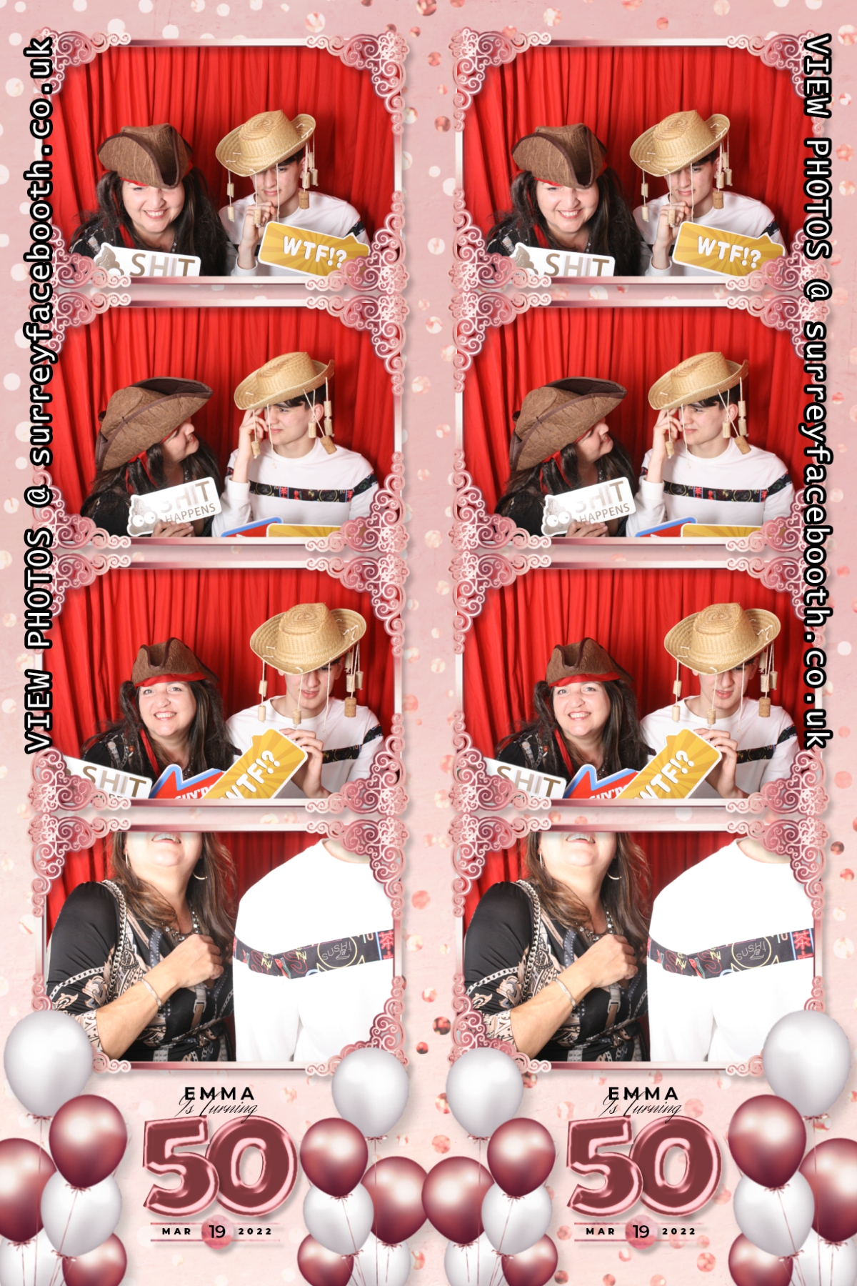 Emmas 50th Birthday | View more photos from the event at galleries.surreyfacebooth.co.uk/u/Surrey-FaceBooth/Emmas-50th-Birthday