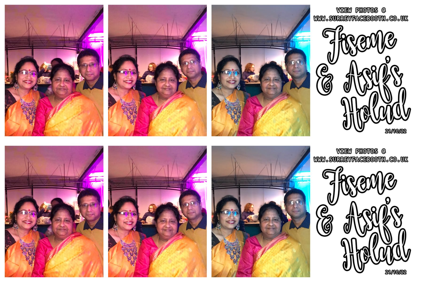 Fiseme & Asif's Holud  | View more photos from the event at galleries.surreyfacebooth.co.uk/u/Surrey-FaceBooth/Fiseme-Asifs-Holud