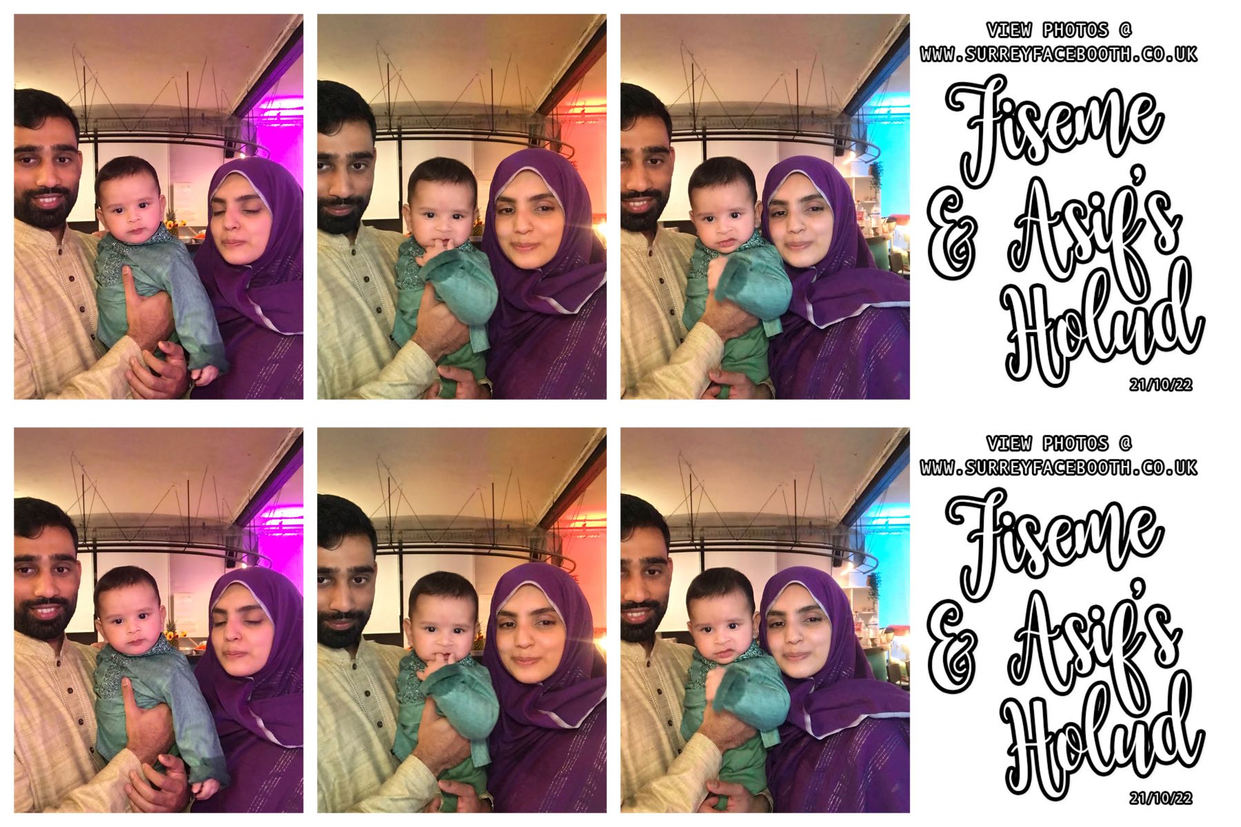 Fiseme & Asif's Holud  | View more photos from the event at galleries.surreyfacebooth.co.uk/u/Surrey-FaceBooth/Fiseme-Asifs-Holud