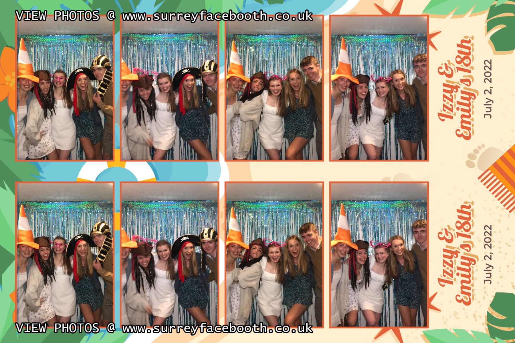 Izzy and Emily's 18th | View more photos from the event at galleries.surreyfacebooth.co.uk/u/Surrey-FaceBooth/Izzy-and-Emilys-18th
