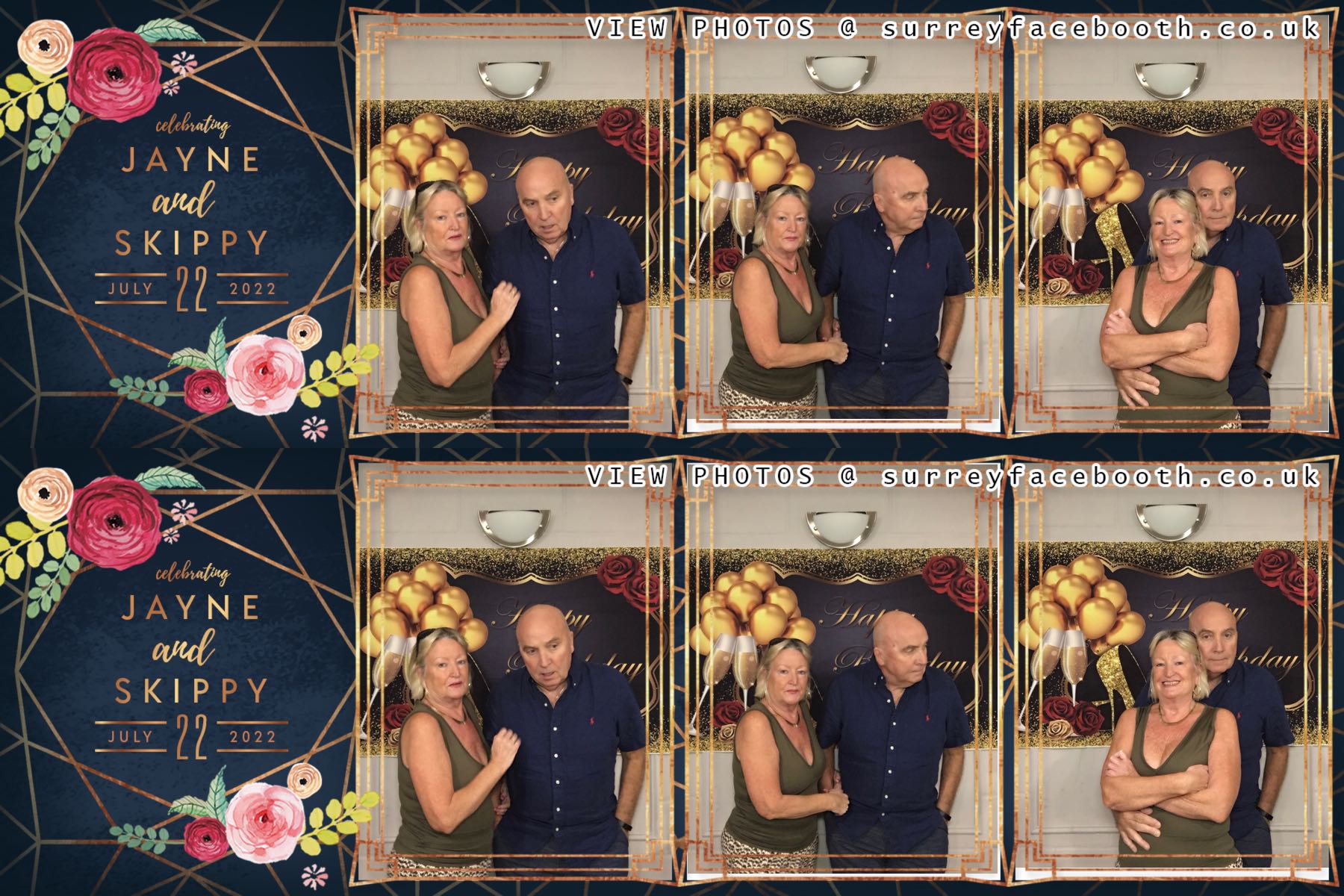Jayne & Skippy's Birthday | View more photos from the event at galleries.surreyfacebooth.co.uk/u/Surrey-FaceBooth/Jayne-Skippys-Birthday