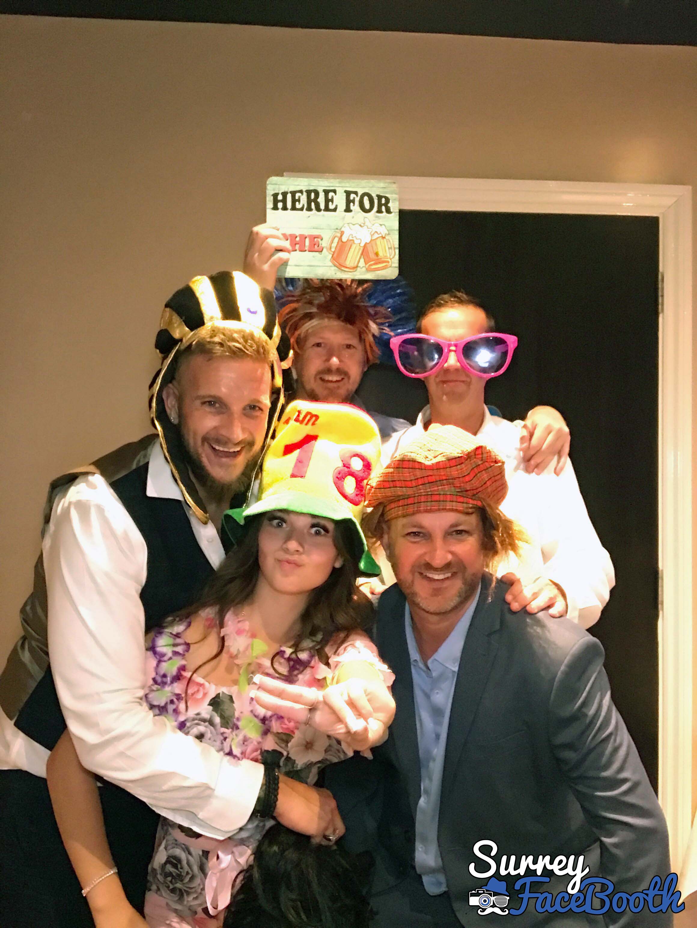 John & Danielle's Wedding | View more photos from the event at galleries.surreyfacebooth.co.uk/u/Surrey-FaceBooth/John-Danielles-Wedding