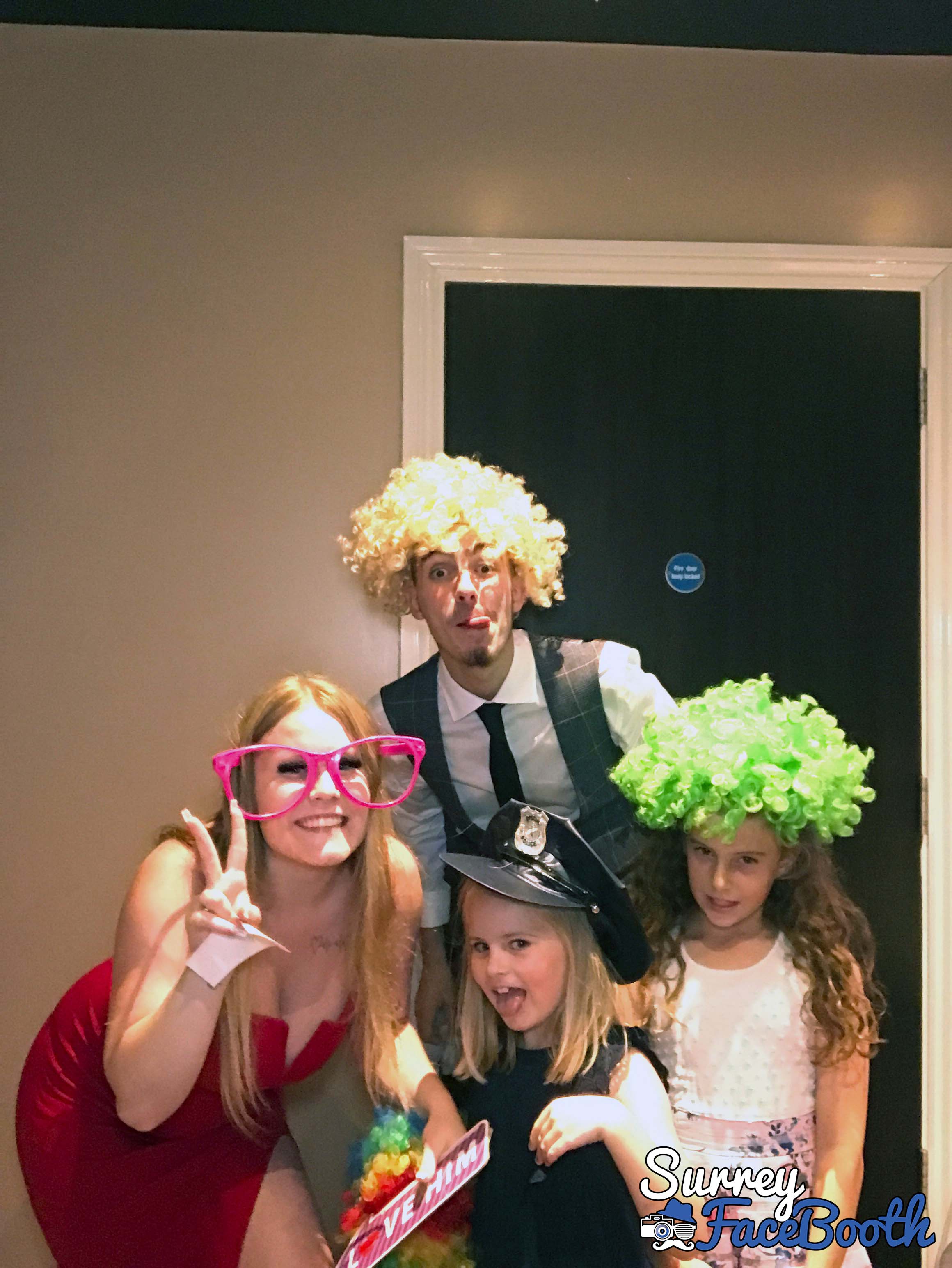 John & Danielle's Wedding | View more photos from the event at galleries.surreyfacebooth.co.uk/u/Surrey-FaceBooth/John-Danielles-Wedding