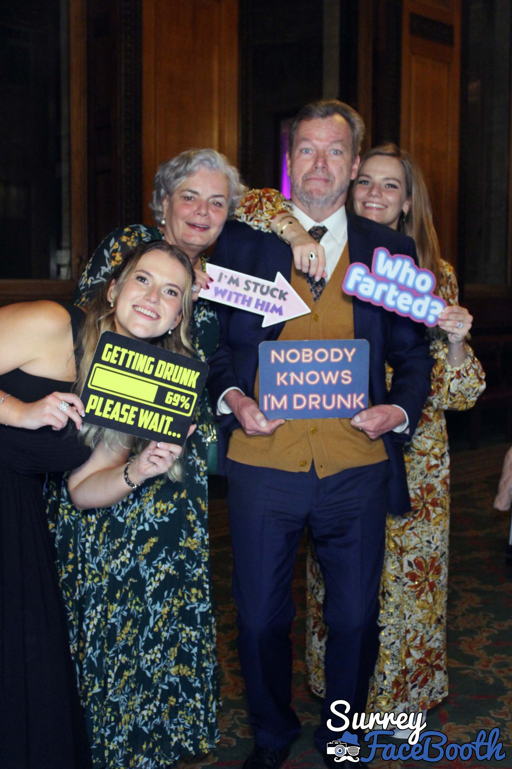 Jon and Charlie's Wedding | View more photos from the event at galleries.surreyfacebooth.co.uk/u/Surrey-FaceBooth/Jon-and-Charlies-Wedding