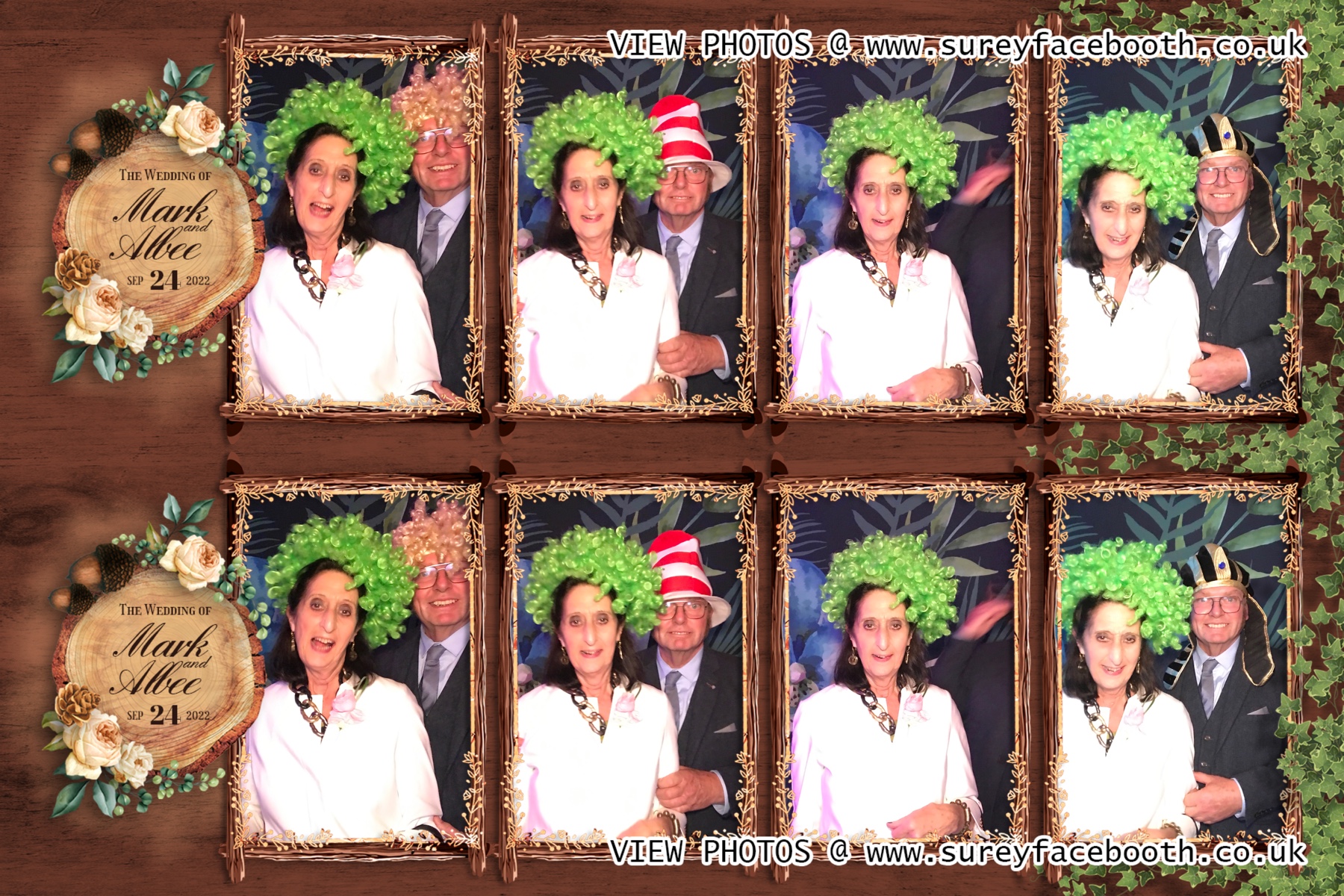 Mark & Albee's Wedding | View more photos from the event at galleries.surreyfacebooth.co.uk/u/Surrey-FaceBooth/Mark-Albees-Wedding