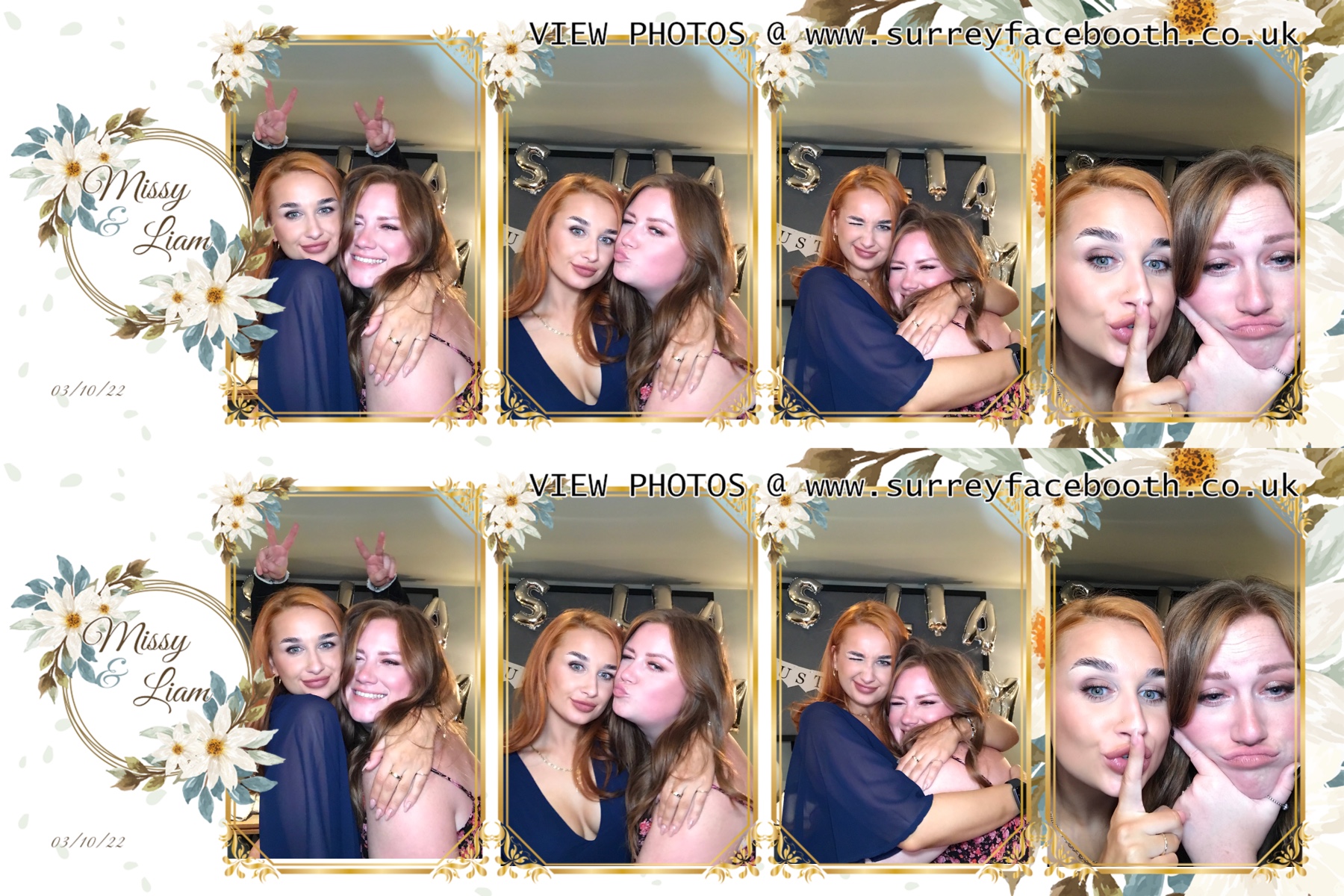 Melissa & Liam's Wedding | View more photos from the event at galleries.surreyfacebooth.co.uk/u/Surrey-FaceBooth/Melissa-Liams-Wedding