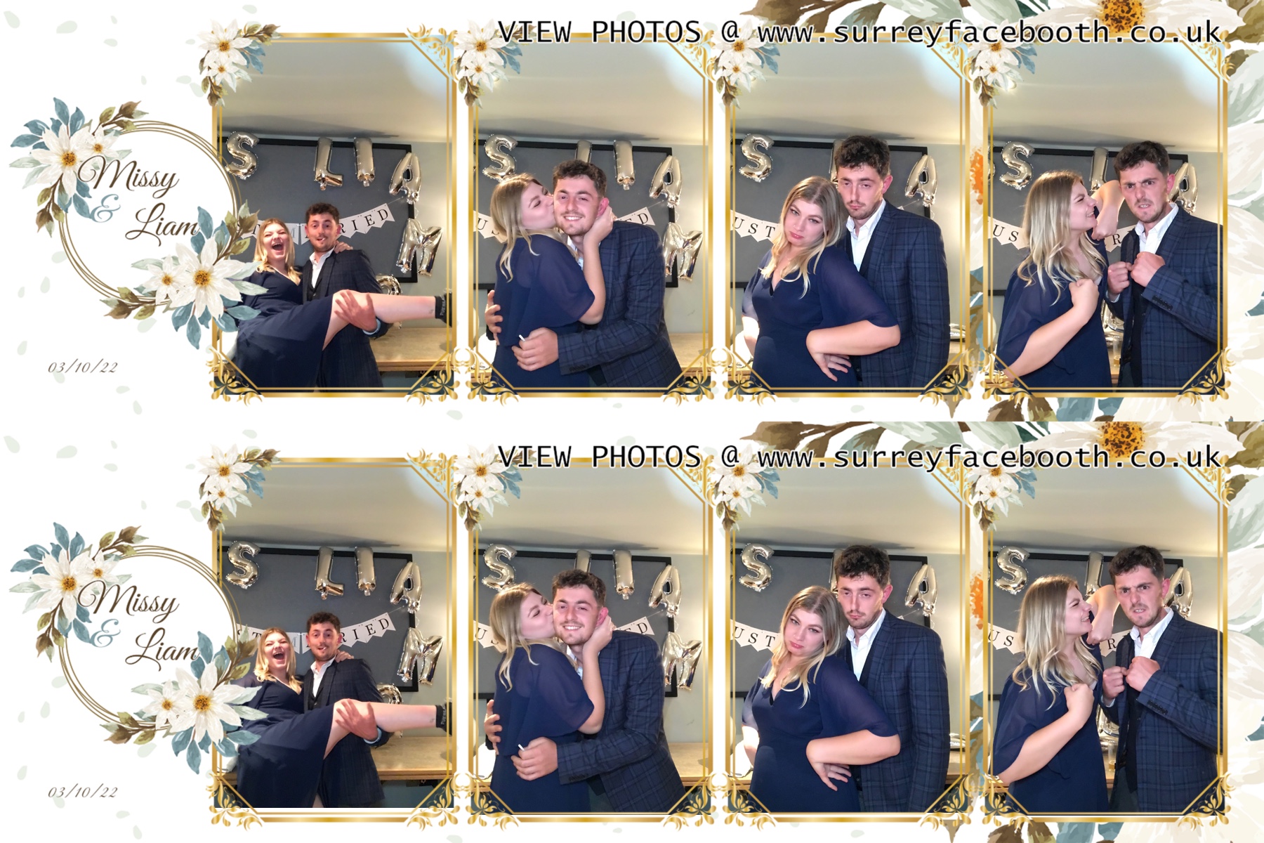 Melissa & Liam's Wedding | View more photos from the event at galleries.surreyfacebooth.co.uk/u/Surrey-FaceBooth/Melissa-Liams-Wedding