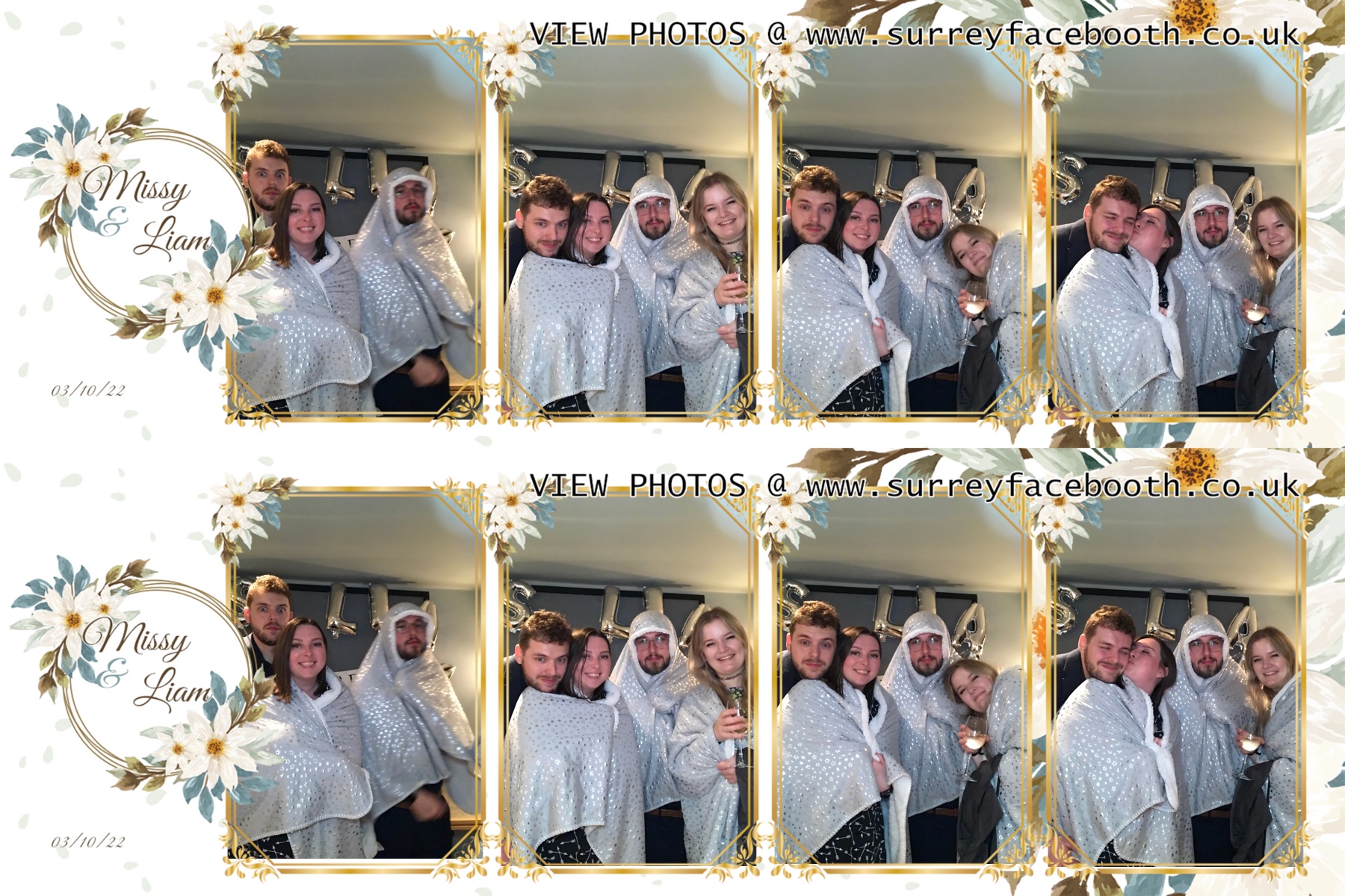 Melissa & Liam's Wedding | View more photos from the event at galleries.surreyfacebooth.co.uk/u/Surrey-FaceBooth/Melissa-Liams-Wedding