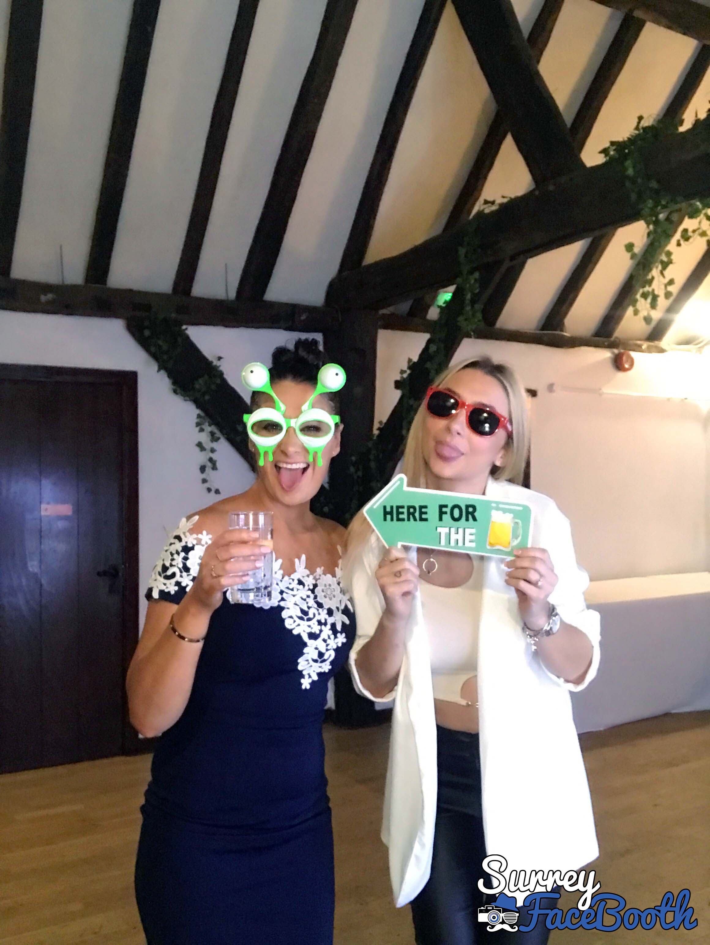 Nicki & Alex's Wedding | View more photos from the event at galleries.surreyfacebooth.co.uk/u/Surrey-FaceBooth/Nicki-Alexs-Wedding