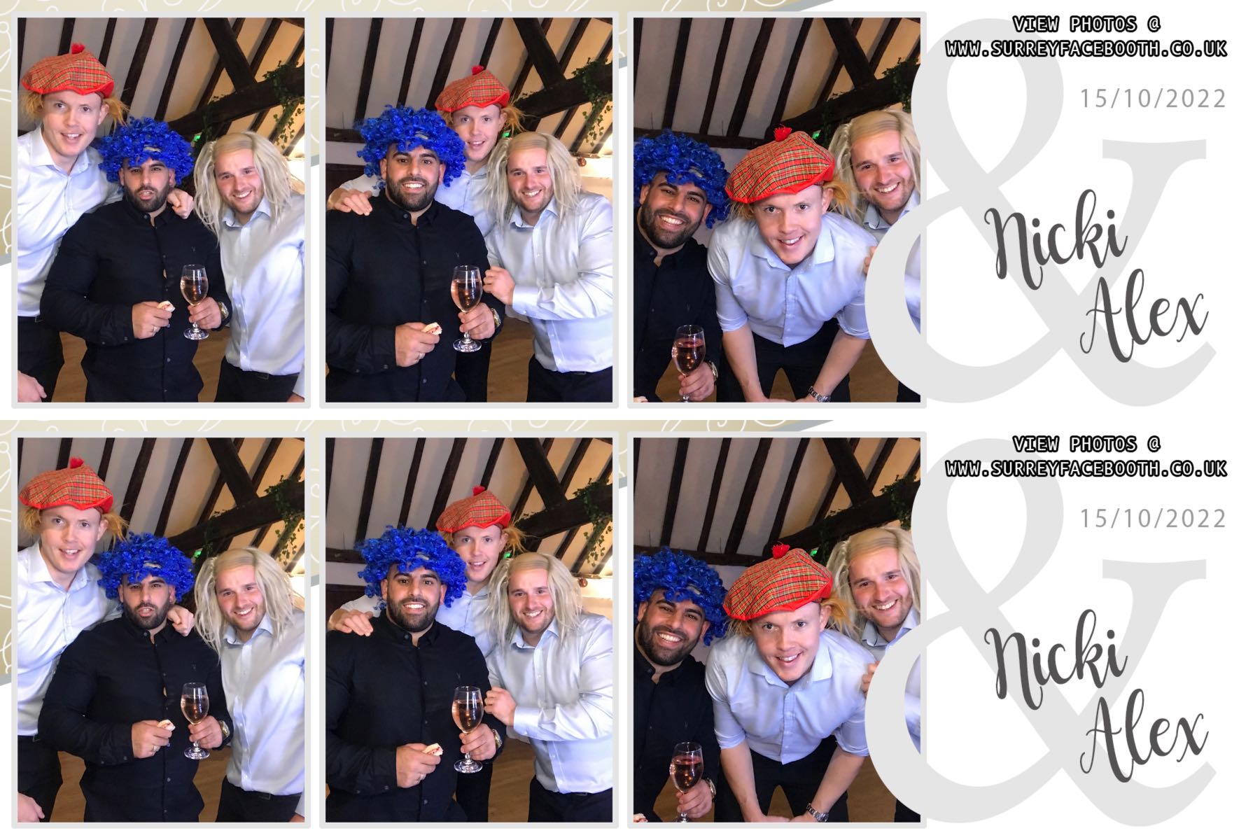 Nicki & Alex's Wedding | View more photos from the event at galleries.surreyfacebooth.co.uk/u/Surrey-FaceBooth/Nicki-Alexs-Wedding