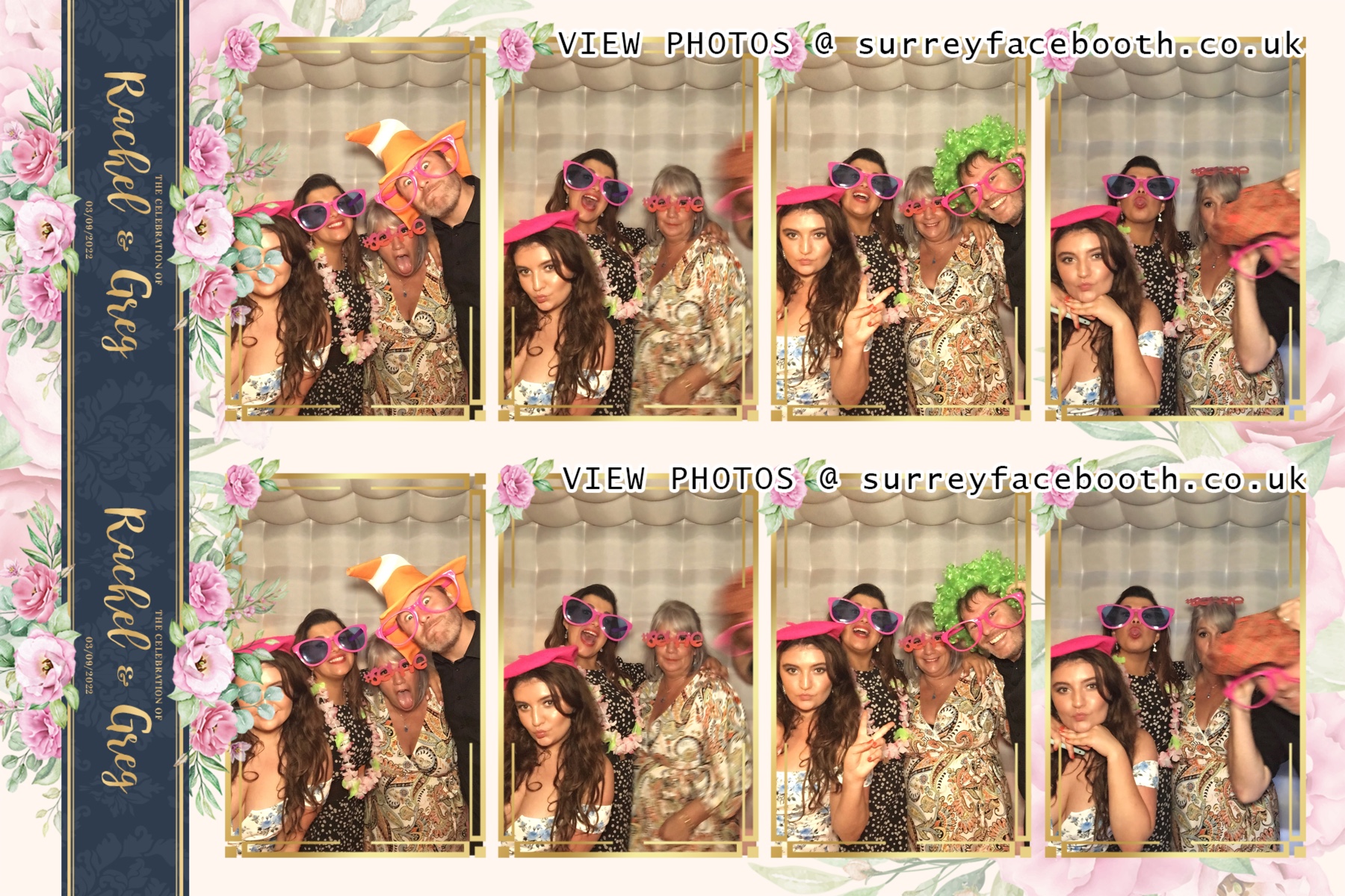 Rachel and Greg's Wedding | View more photos from the event at galleries.surreyfacebooth.co.uk/u/Surrey-FaceBooth/Rachel-and-Gregs-Wedding