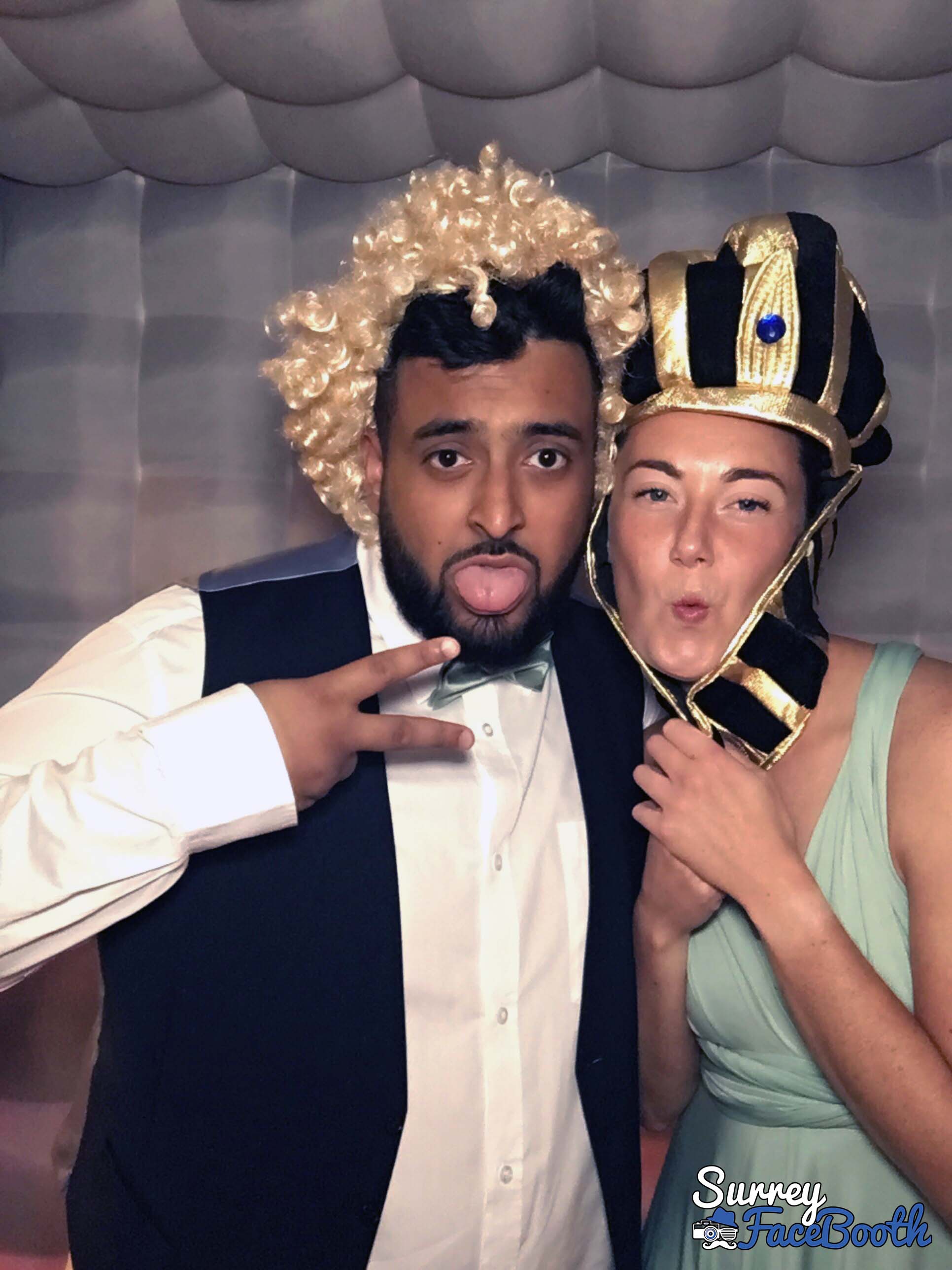 Rachel and Greg's Wedding | View more photos from the event at galleries.surreyfacebooth.co.uk/u/Surrey-FaceBooth/Rachel-and-Gregs-Wedding